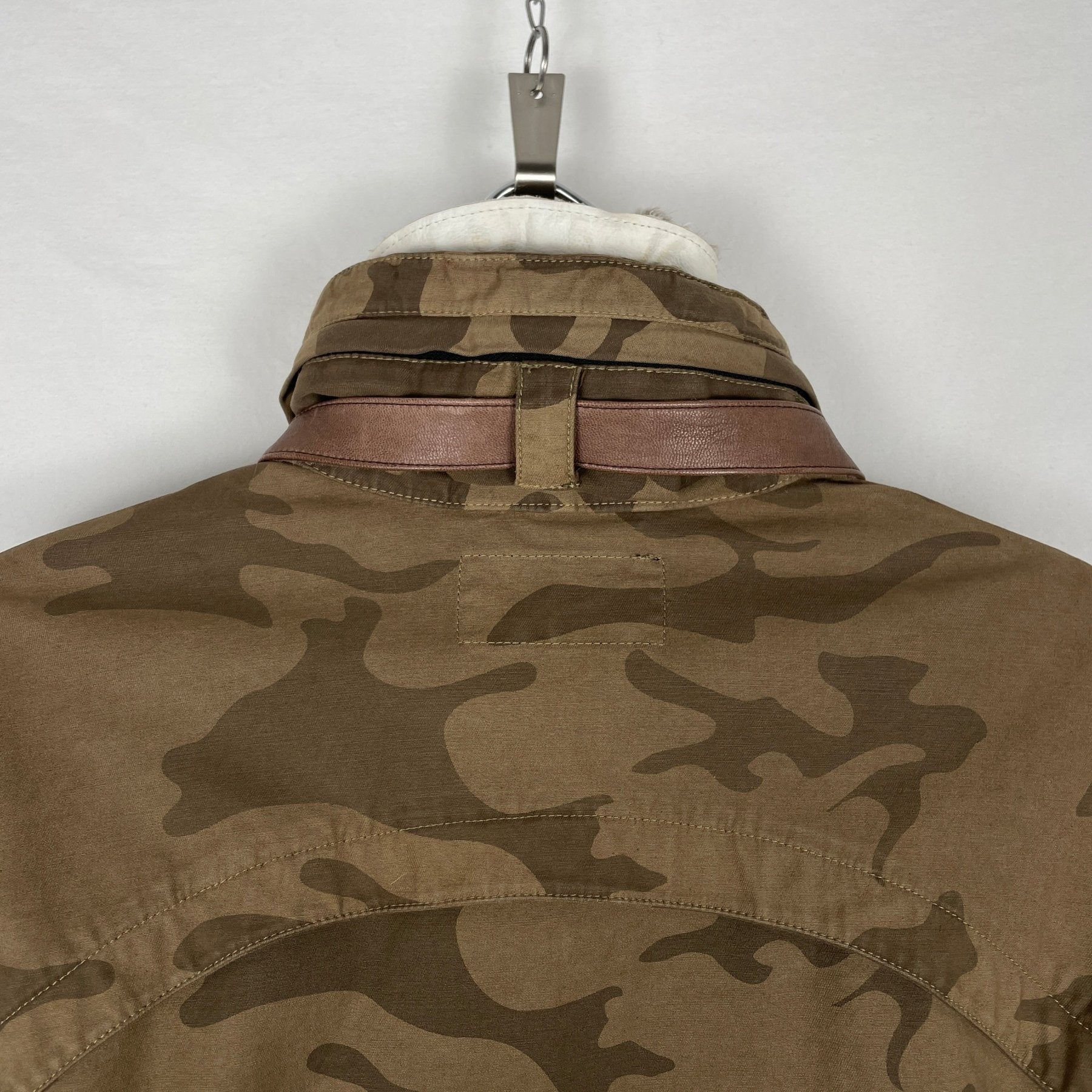 Kyoji Maruyama Fur Lined Camo Zip Jacket - Image 7