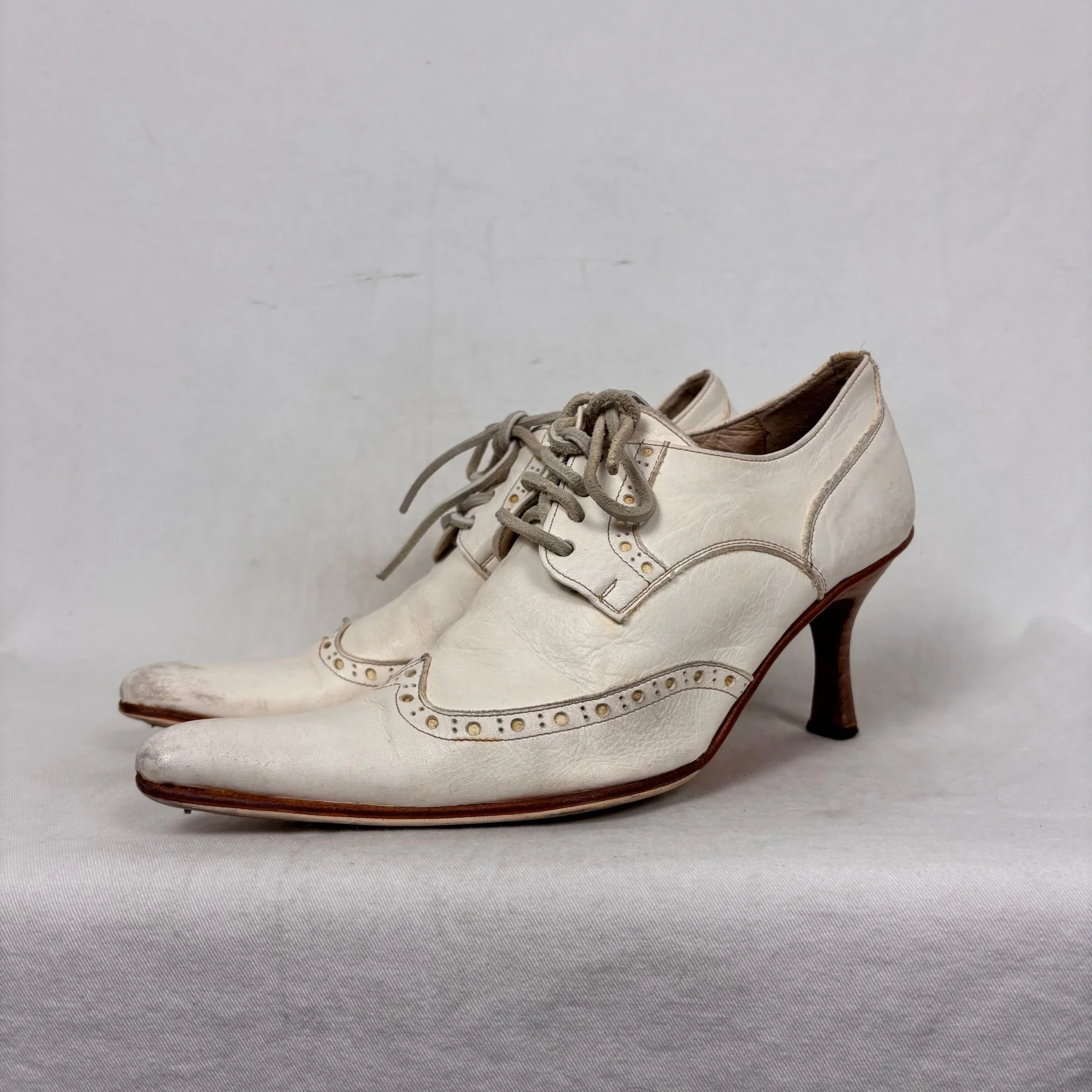 00s Kyoji Maruyama Oxford Kitten Heel - Image 3