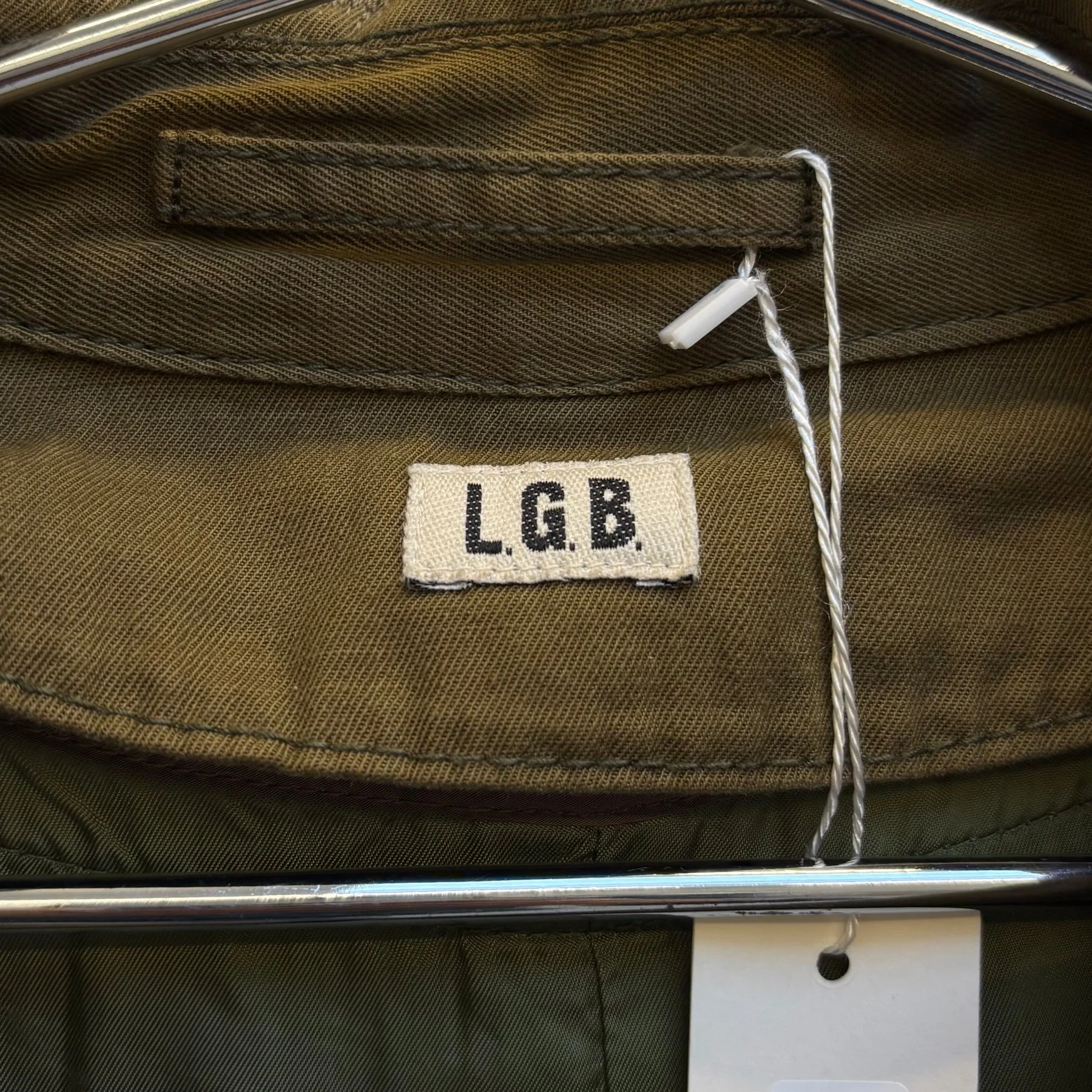 Le Grand Bleu (L.G.B.) Khaki Trench Coat Royal Flash - Image 15