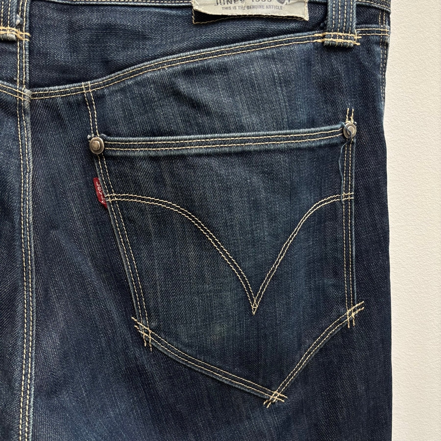 Levi's Engineered Distressed Dark Wash Jeans - Image 12