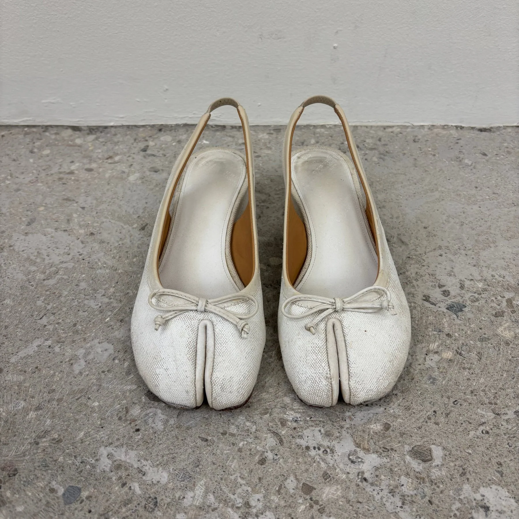 Maison Margiela Canvas Mary Jane Tabis - Image 3