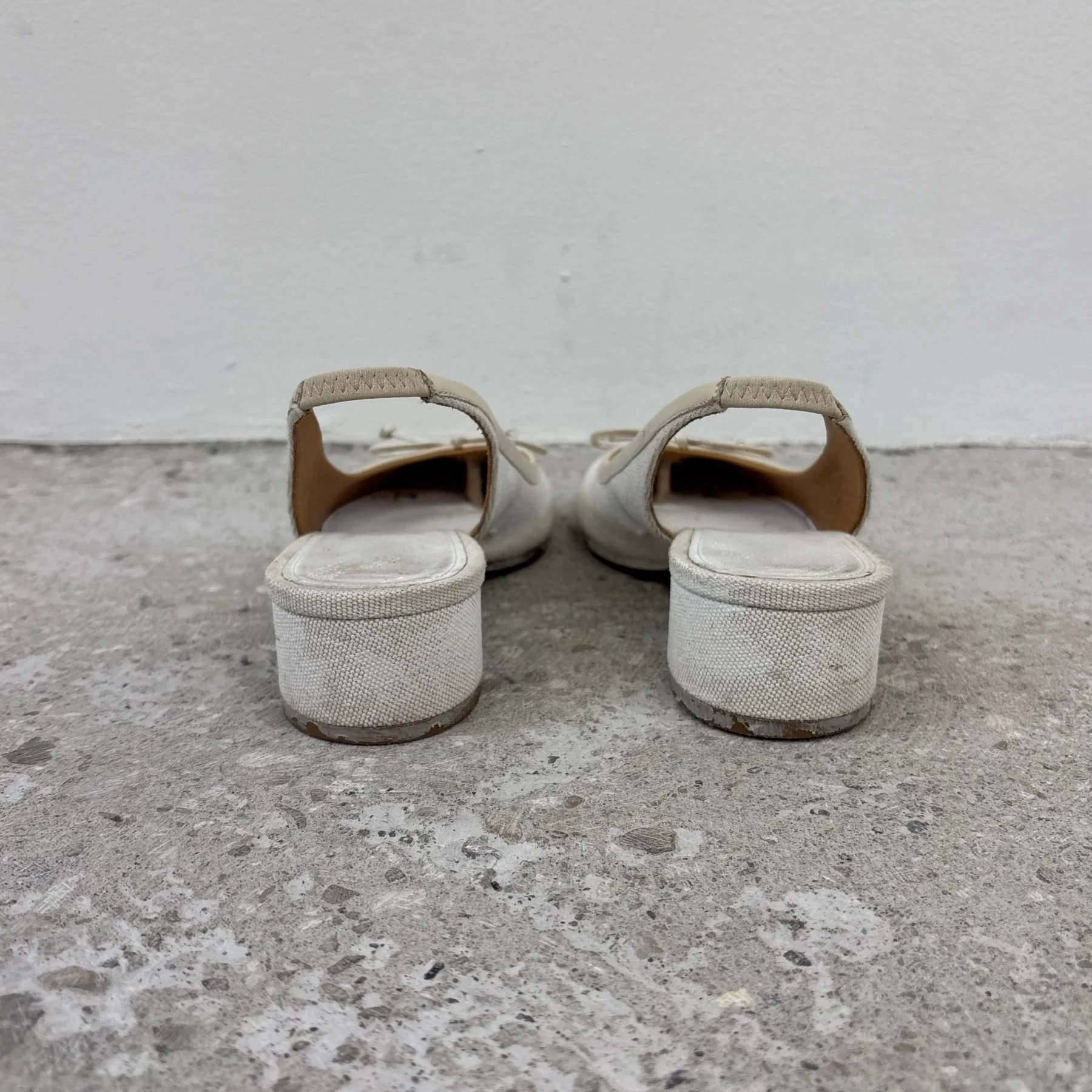 Maison Margiela Canvas Mary Jane Tabis - Image 4