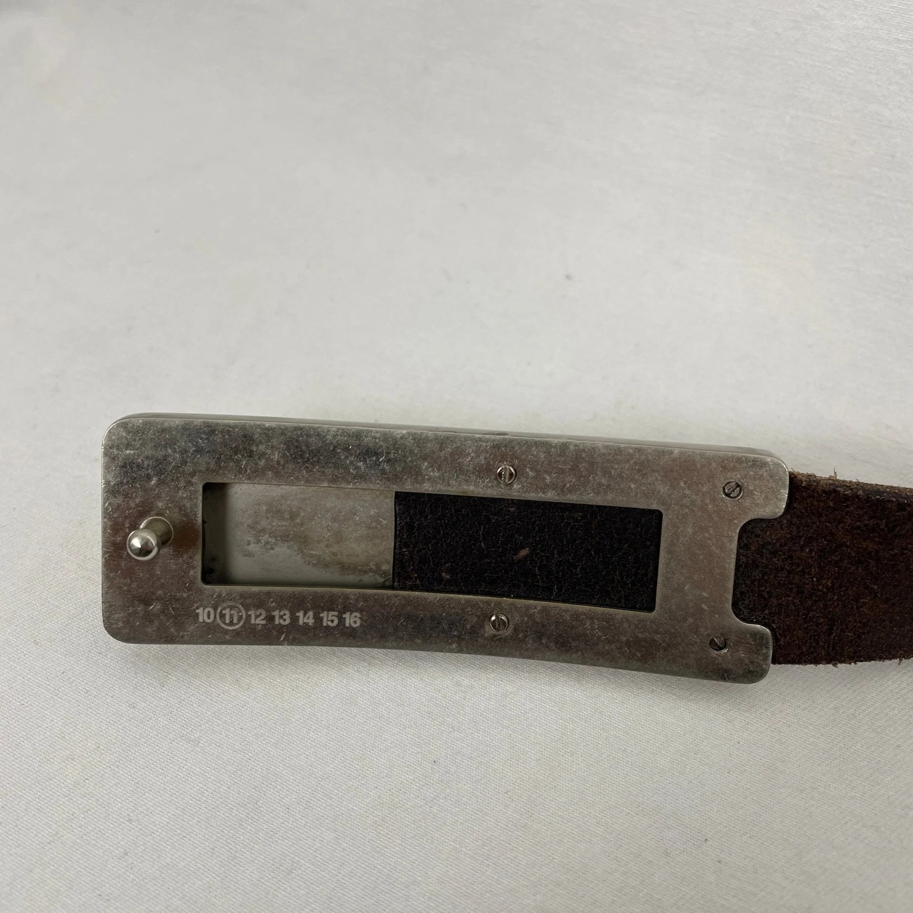 03 Maison Margiela Line 11 Metal Buckle Belt - Image 2