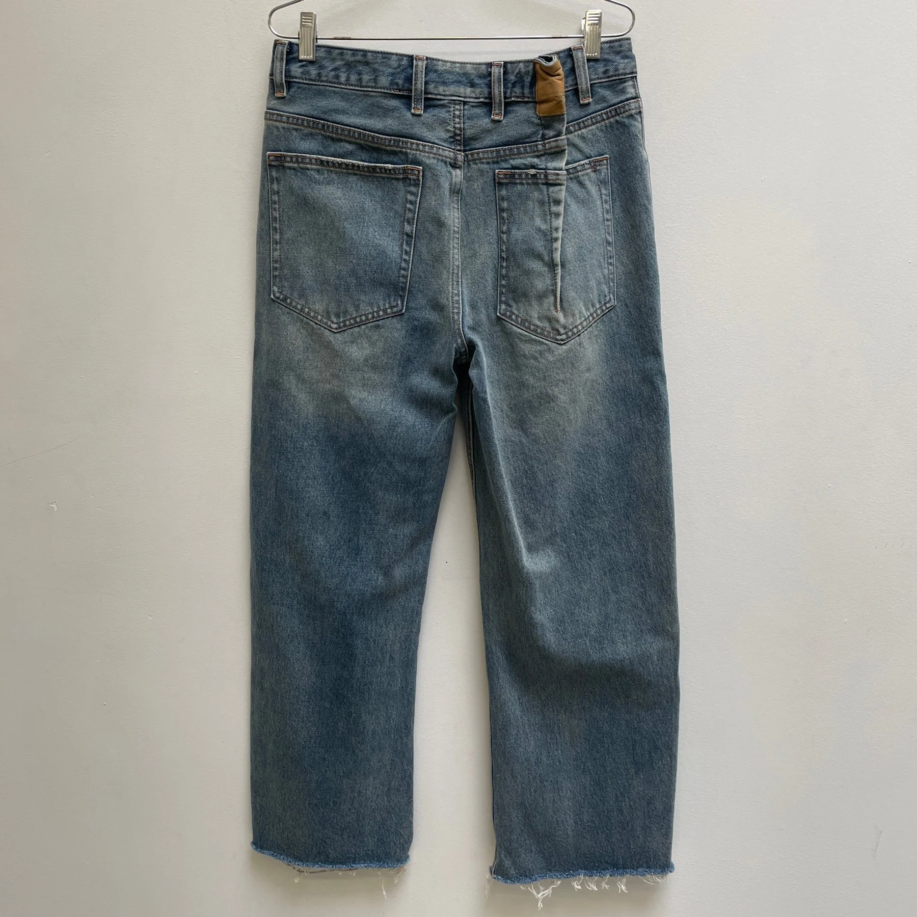 Maison Margiela MM6 Distressed Pleated Jeans - Image 2