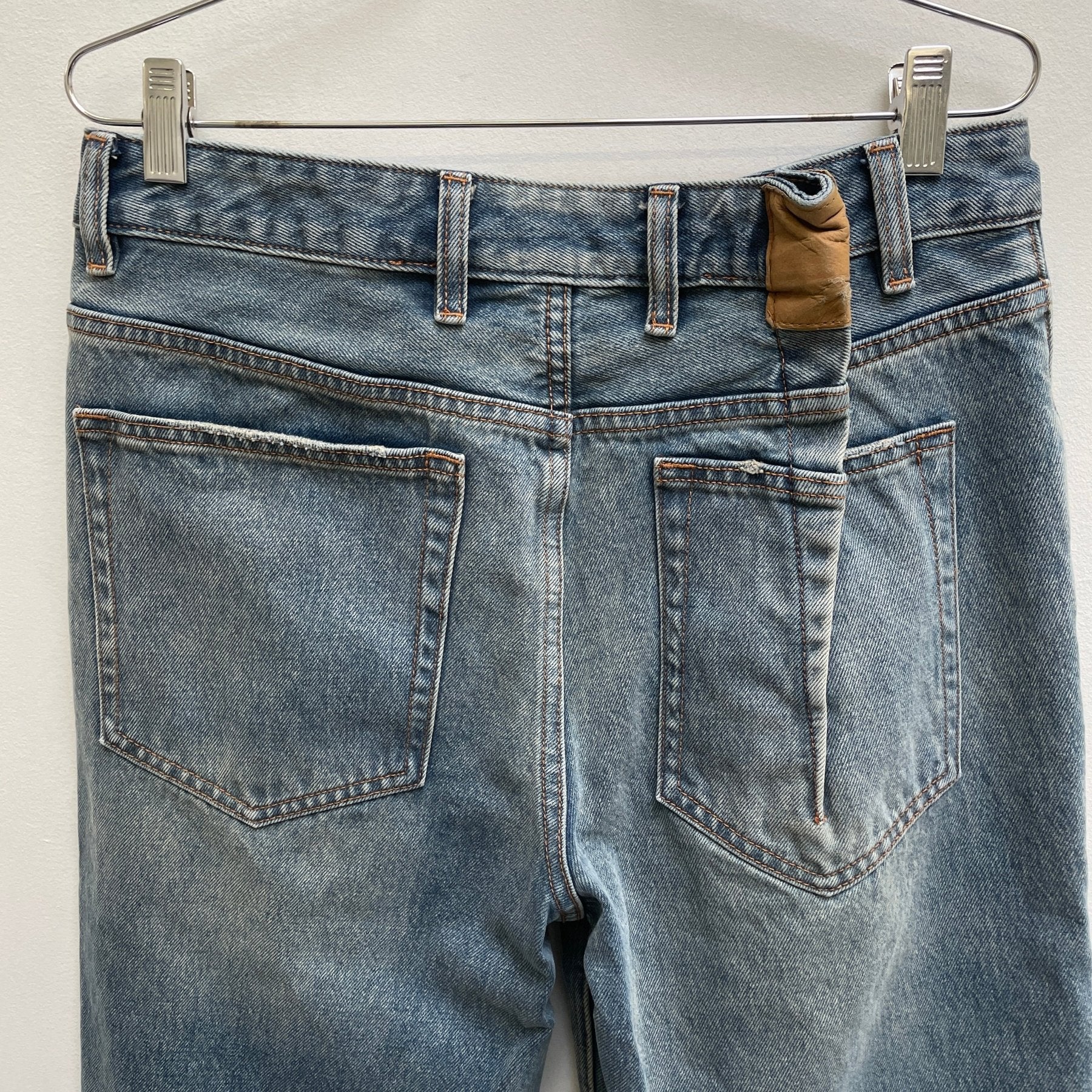 Maison Margiela MM6 Distressed Pleated Jeans - Image 8