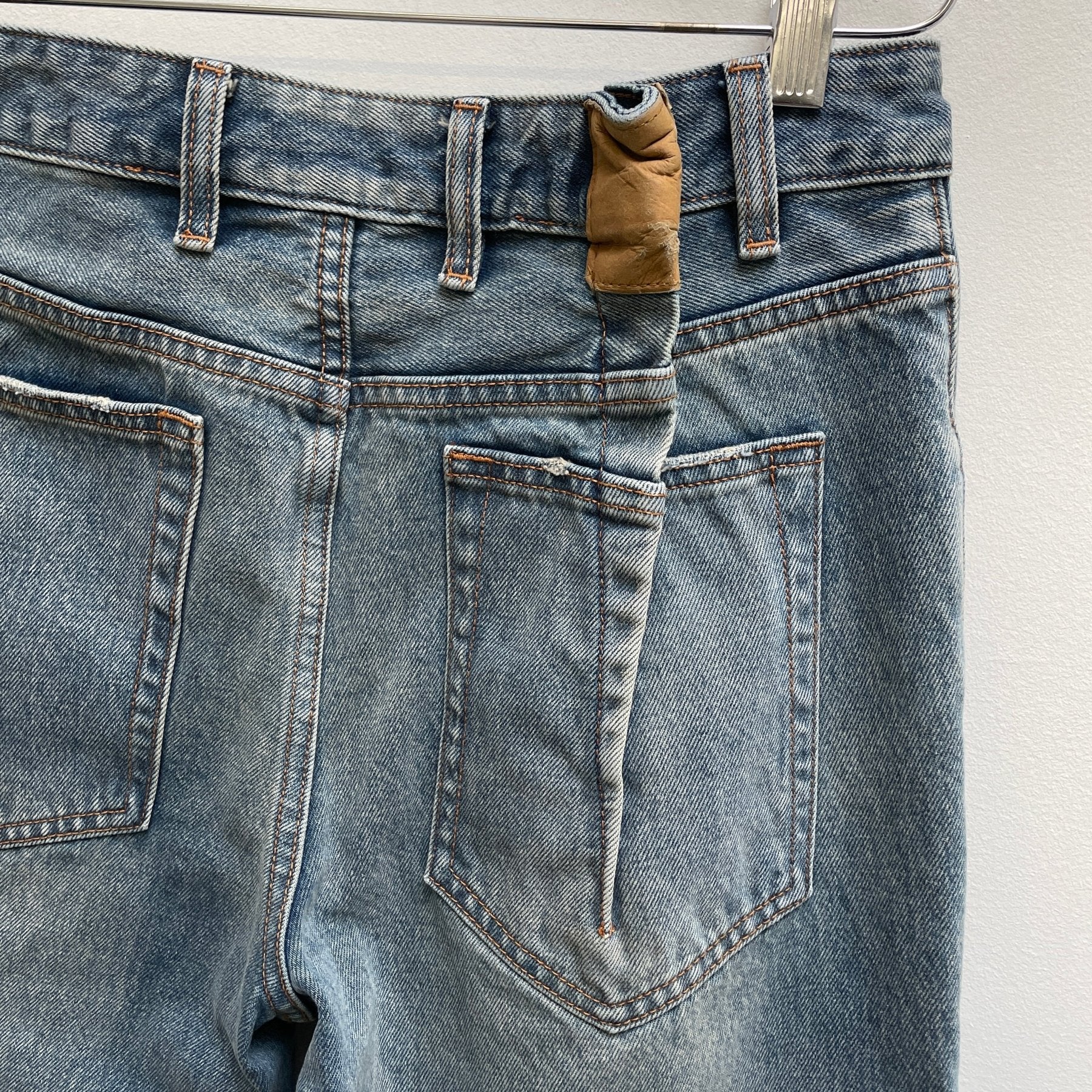 Maison Margiela MM6 Distressed Pleated Jeans - Image 9