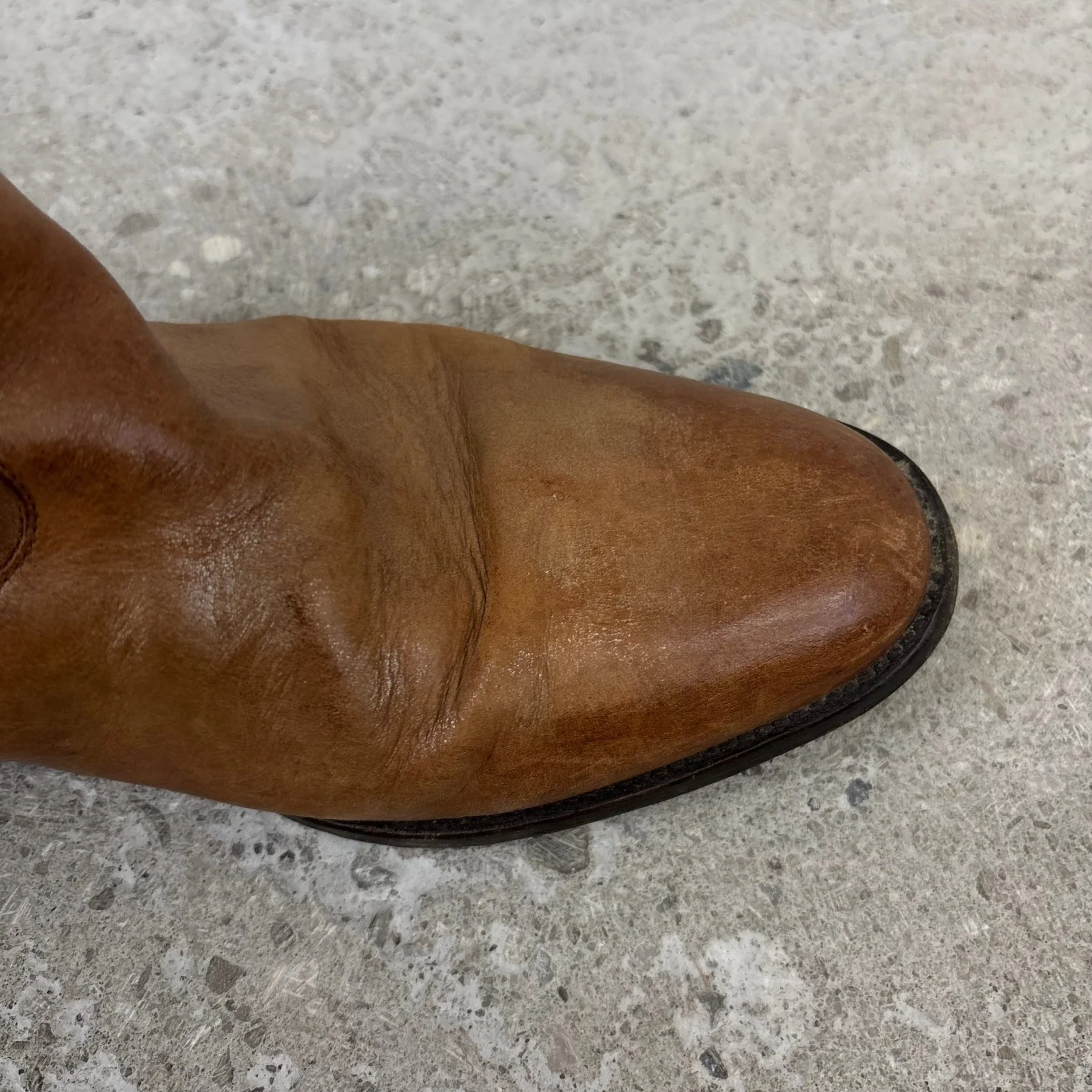 Maison Margiela ‘Pecos’ Brown Leather Boots - Image 7