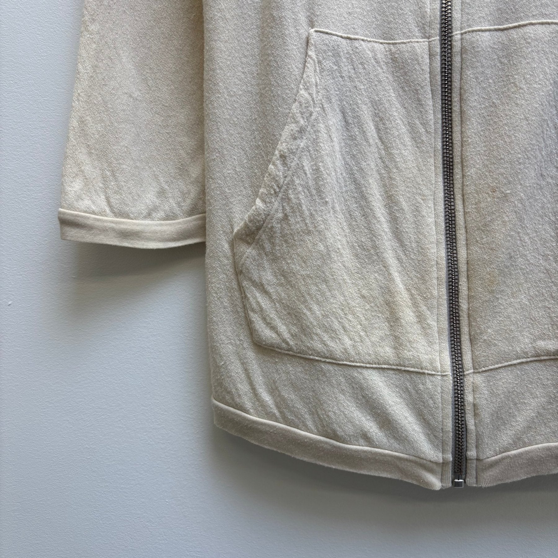 Maison Margiela Ruched Half Sleeve Zip Up - Image 5