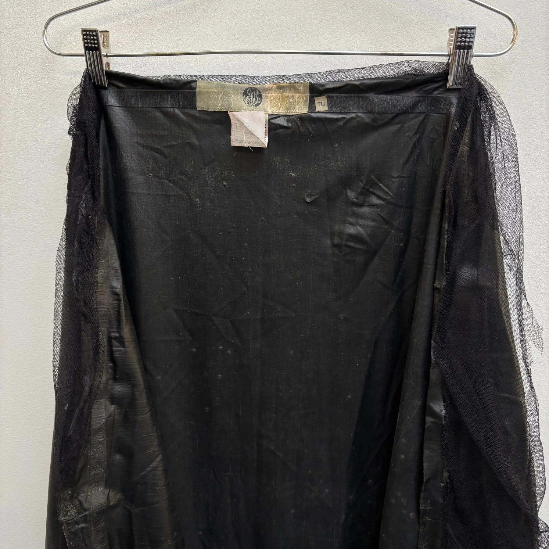 Marc Le Bihan Latex Tule Maxi Skirt - Image 12