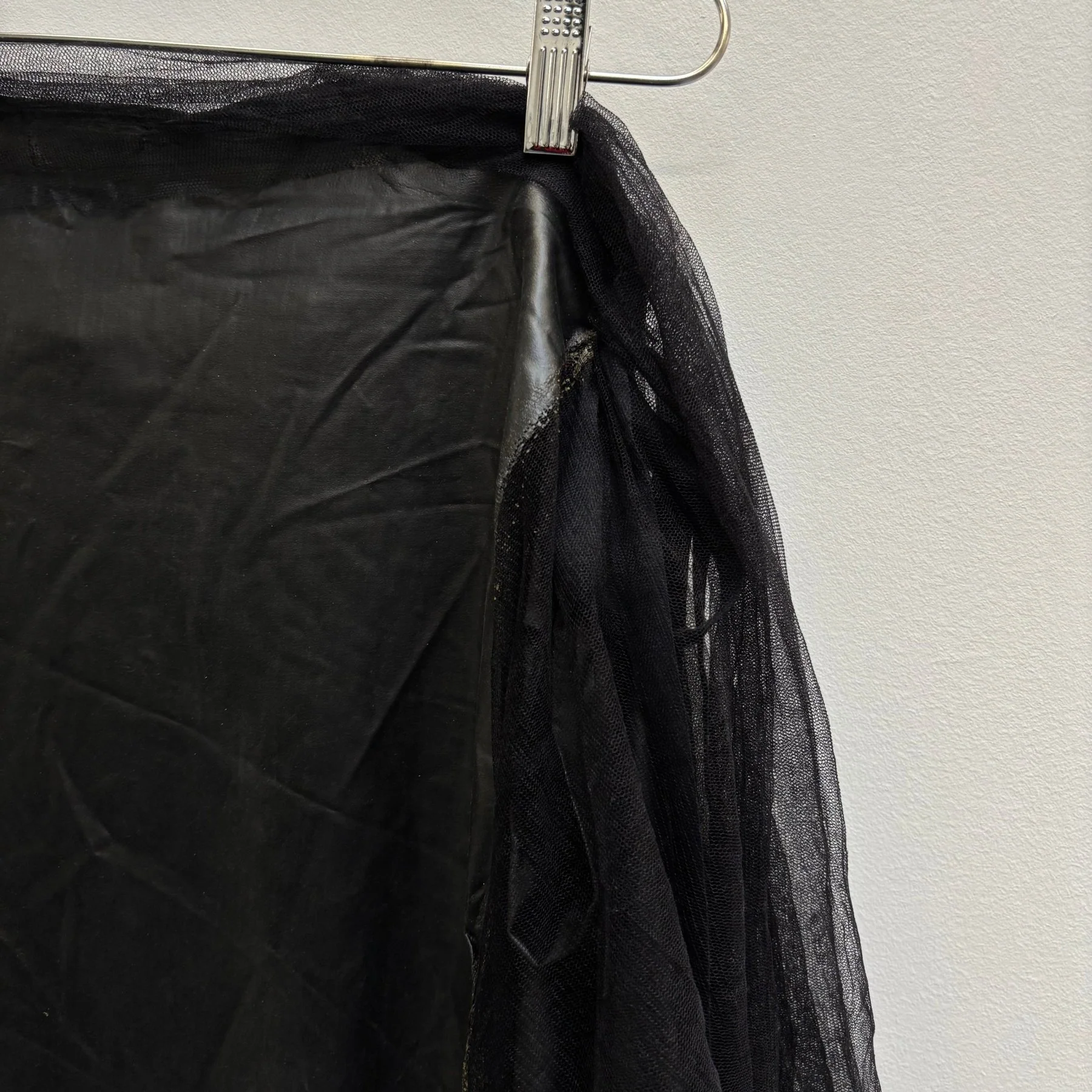 Marc Le Bihan Latex Tule Maxi Skirt - Image 5
