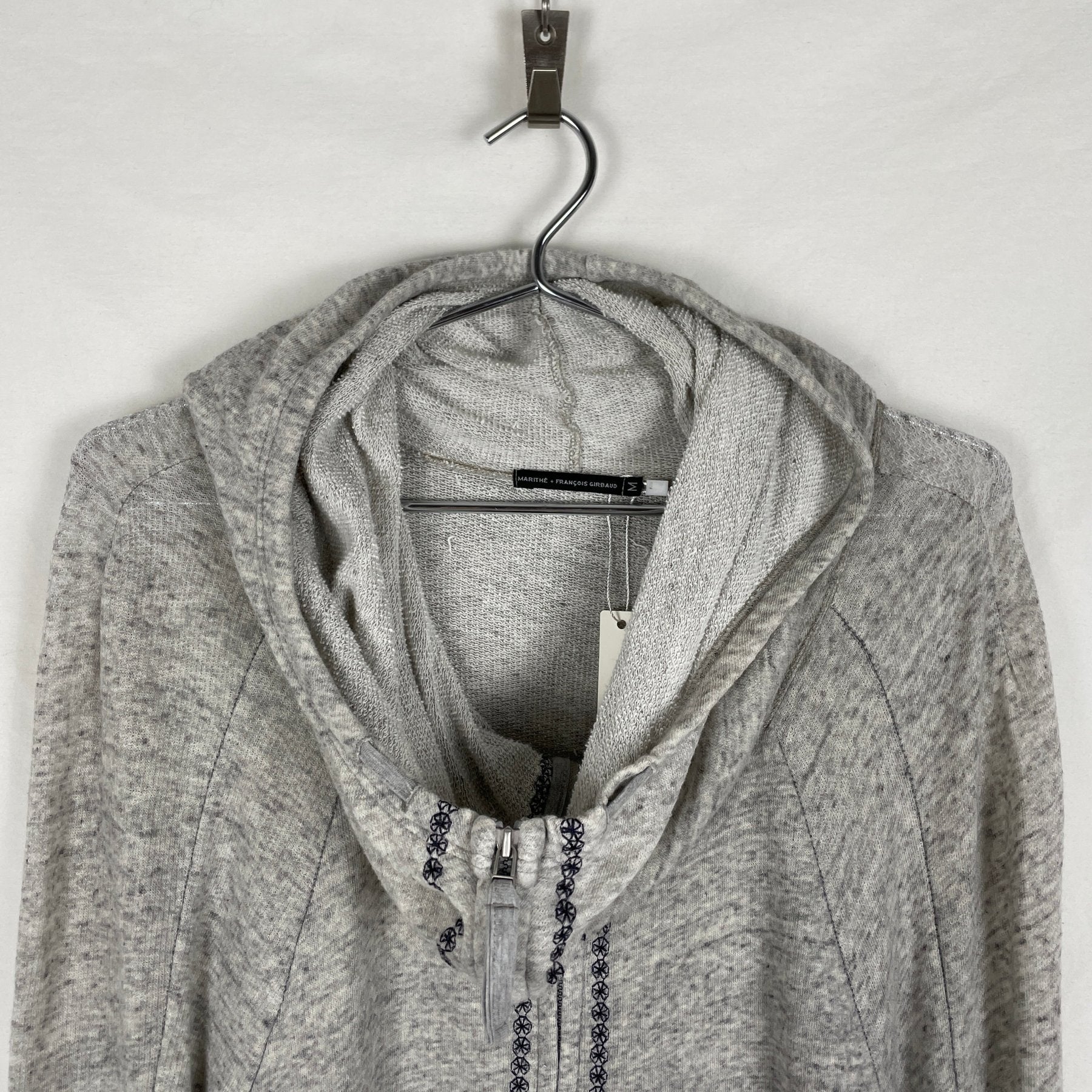 Marithé +François Gibaud Lightweight Zip Up Hoodie - Image 4
