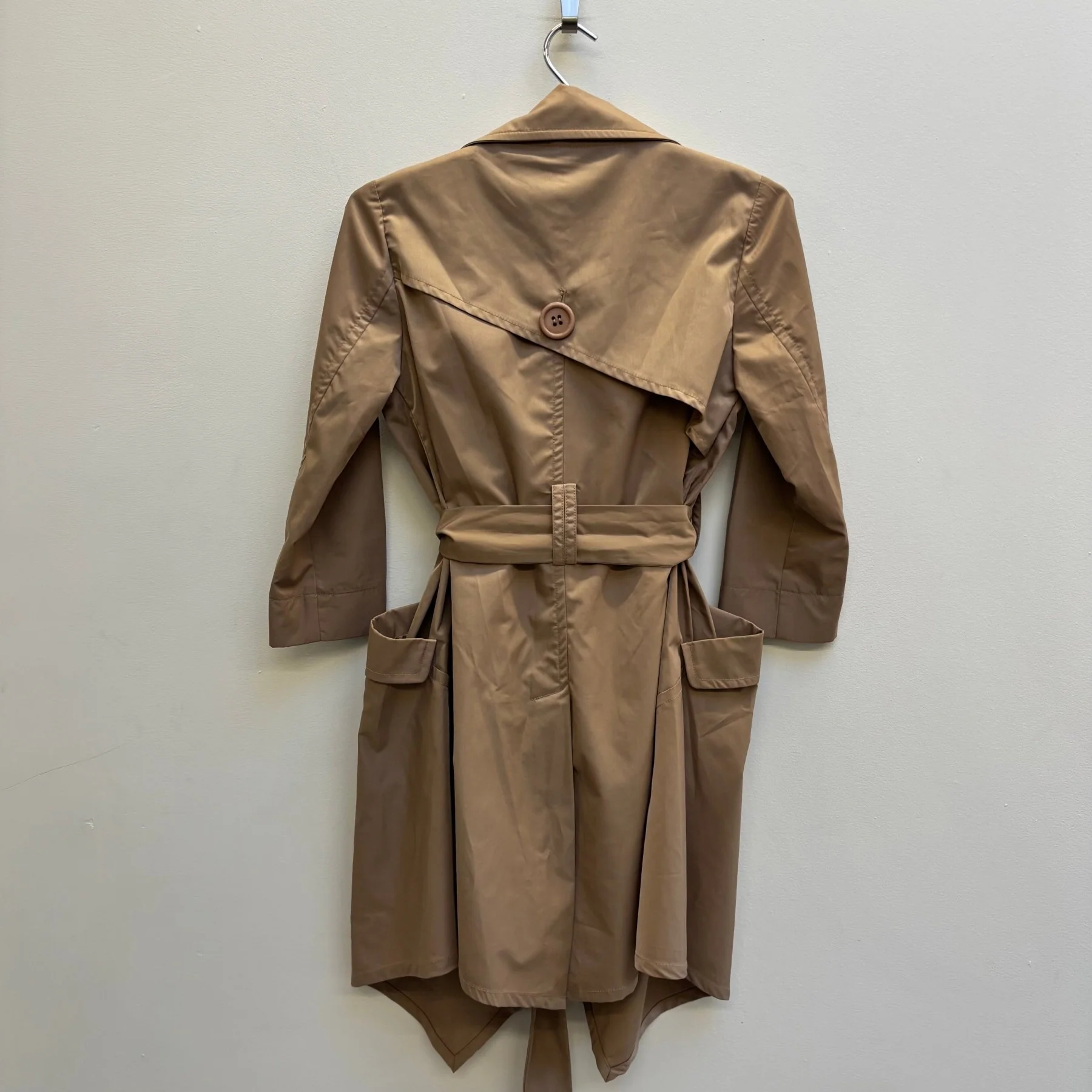 Marithé Francois Girbaud Half Sleeve Belted Trench Coat - Image 2