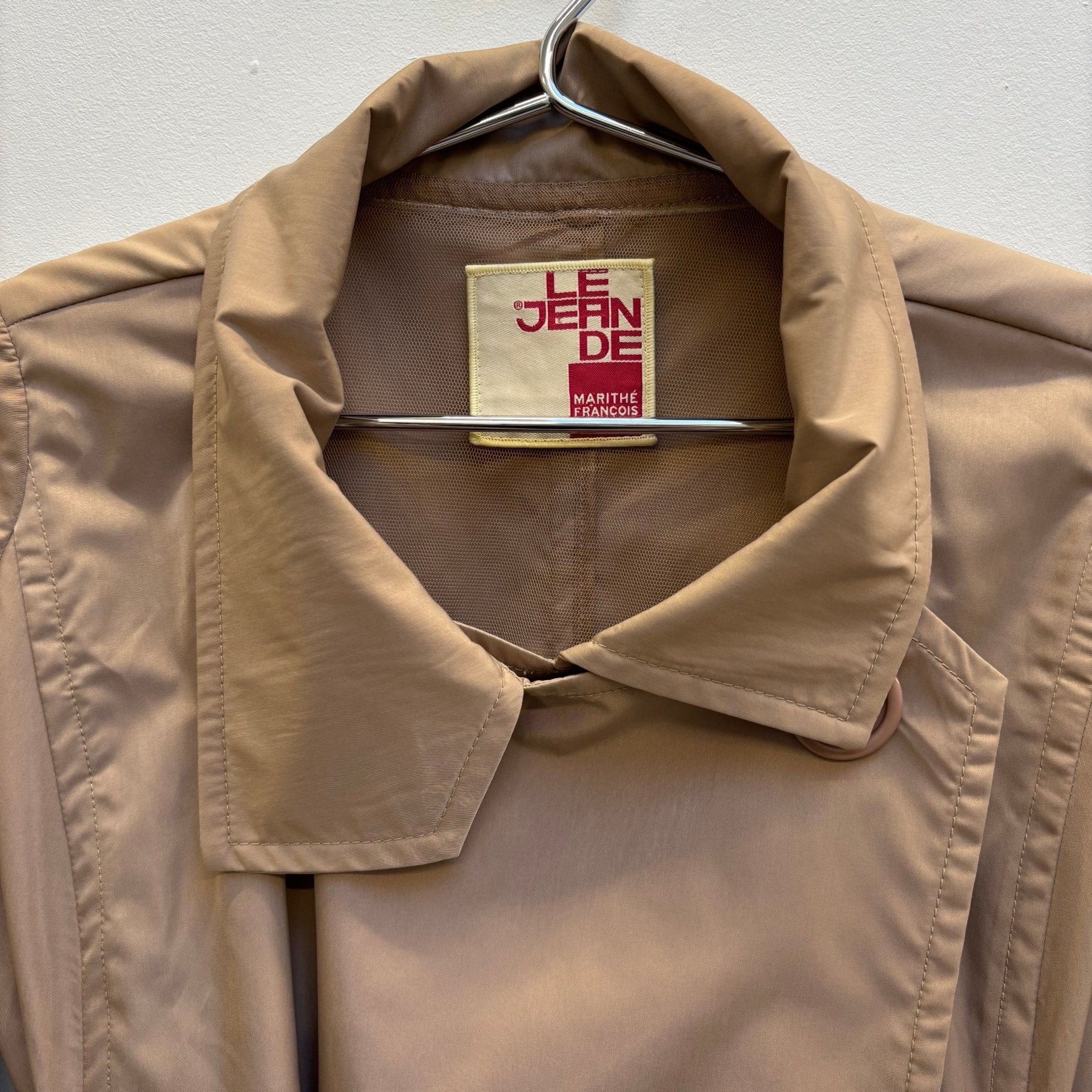 Marithé Francois Girbaud Half Sleeve Belted Trench Coat - Image 4