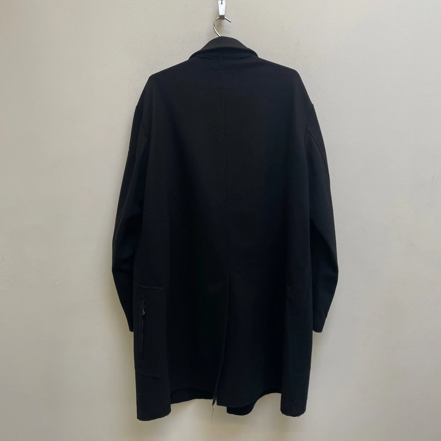Marithé François Girbaud Zipper Closure Wool Coat - Image 2