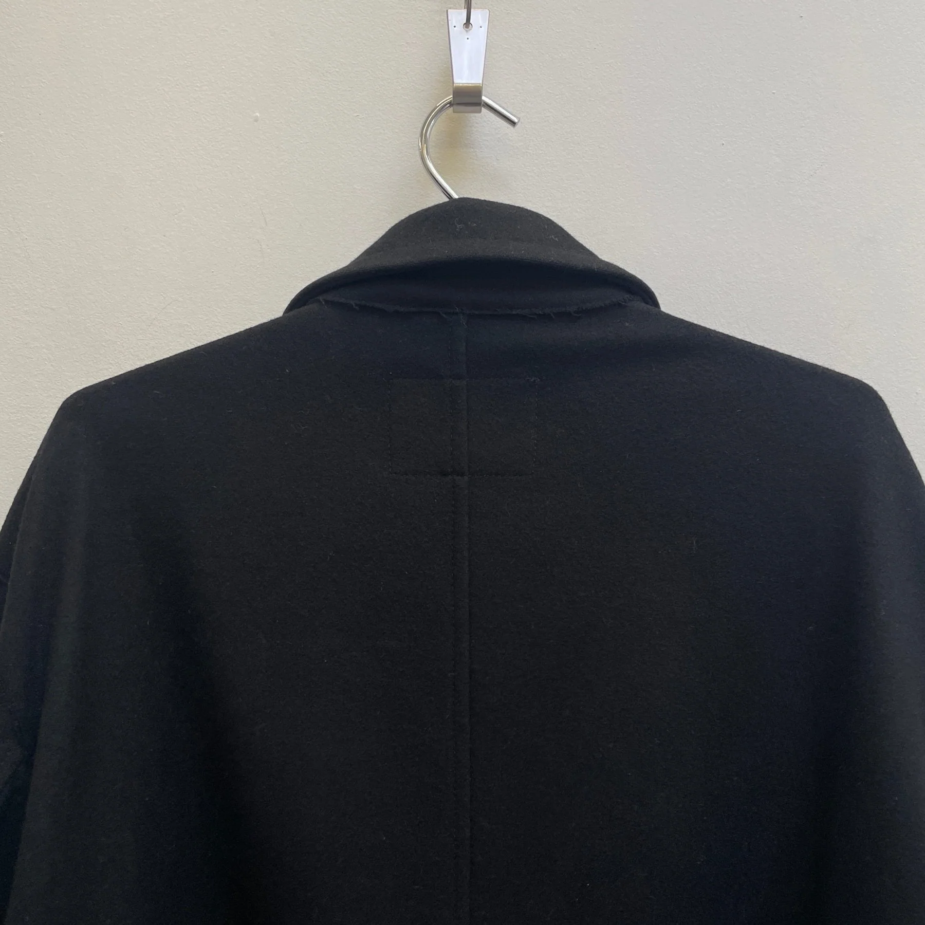 Marithé François Girbaud Zipper Closure Wool Coat - Image 6