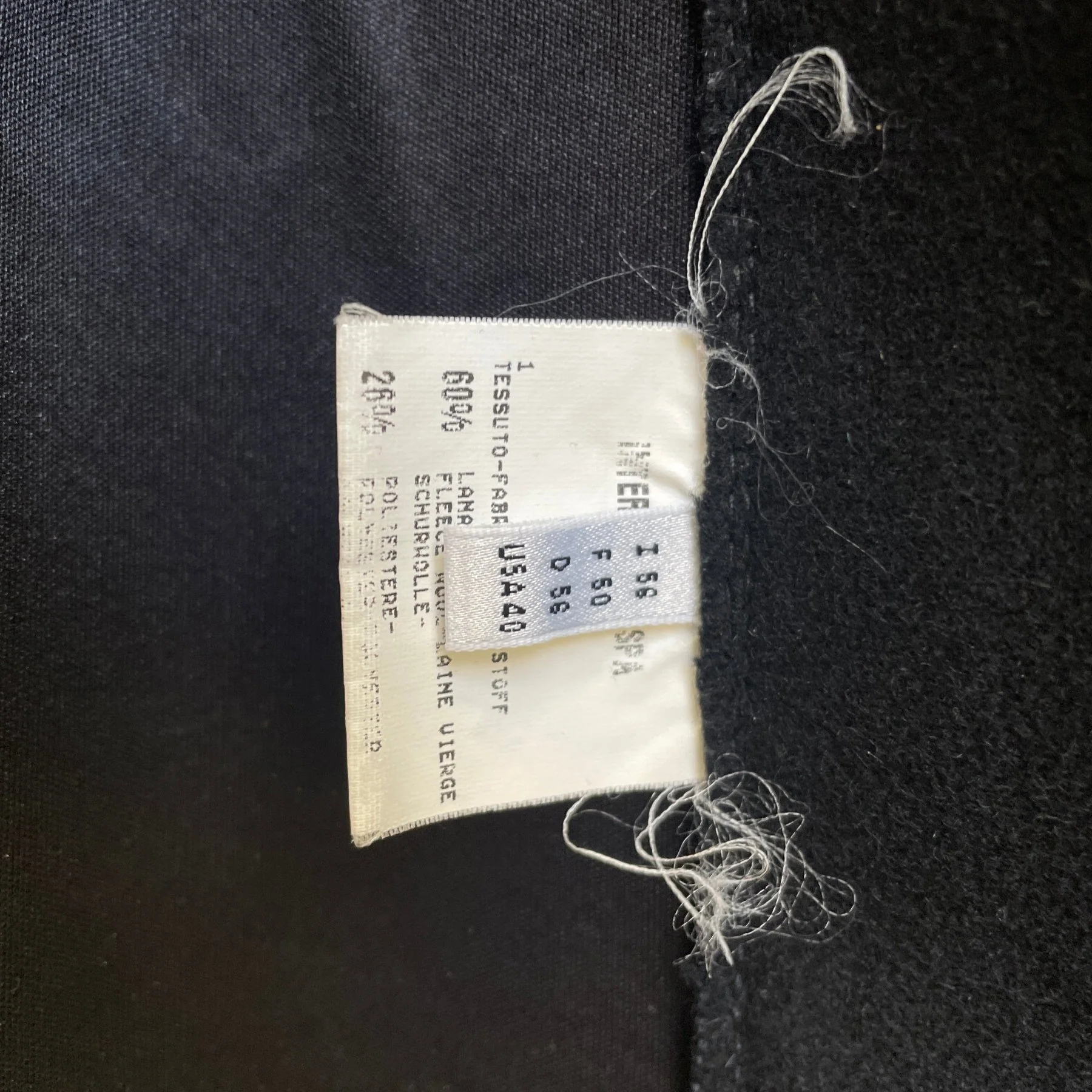 Marithé François Girbaud Zipper Closure Wool Coat - Image 9