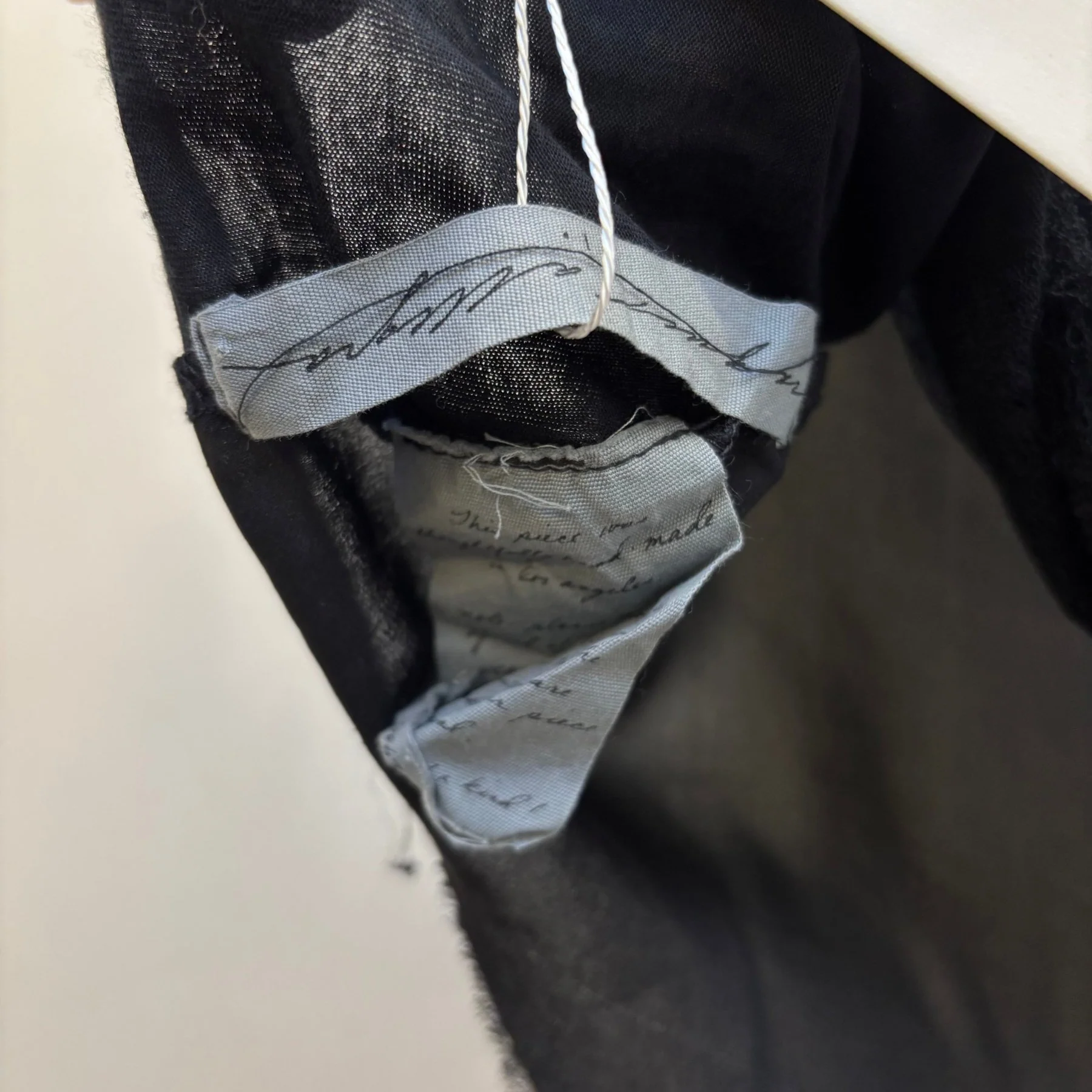 Marques Almeida Black Round Neck Tank Top - Image 9