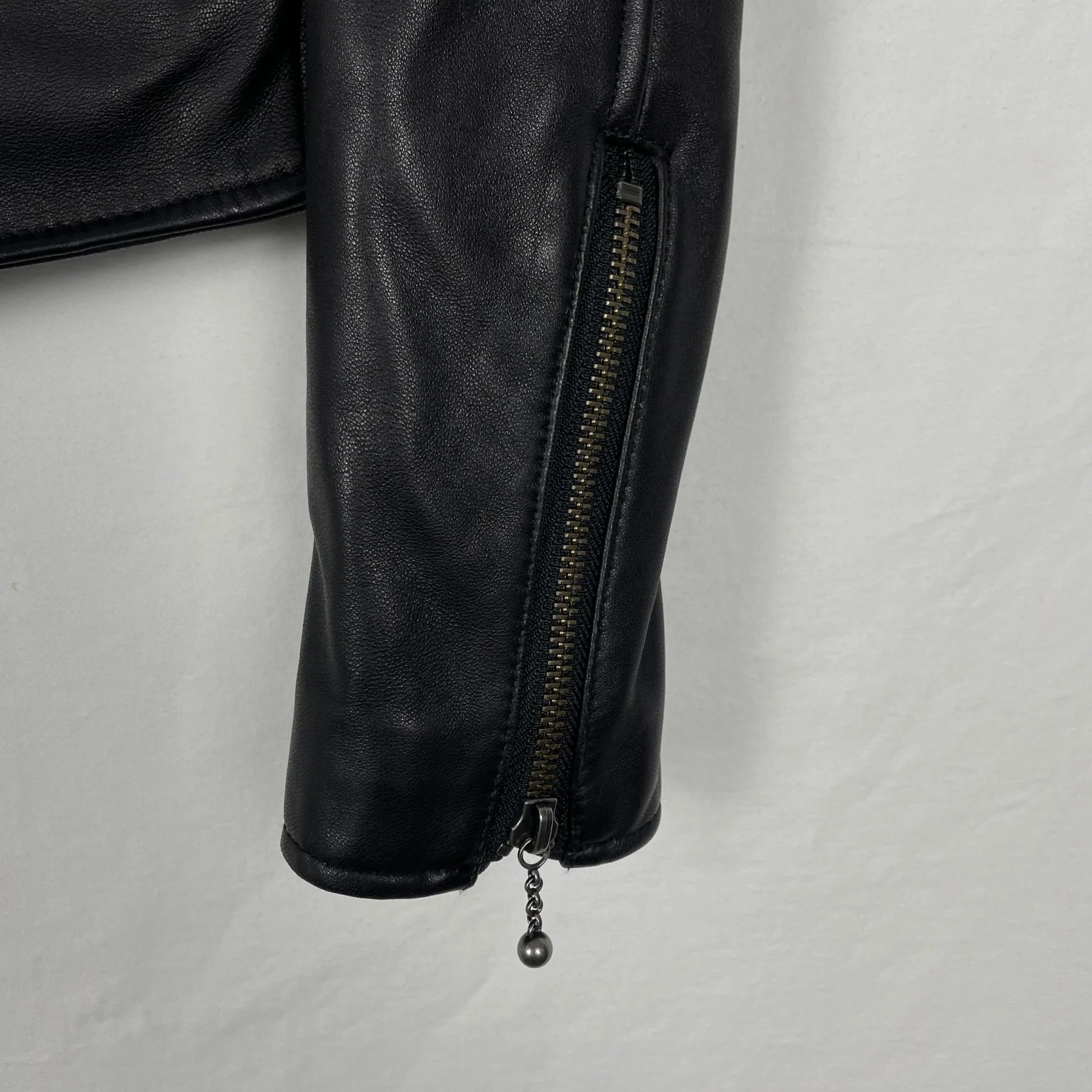 Mihara Yasuhiro Cropped Biker Leather Jacket - Image 5