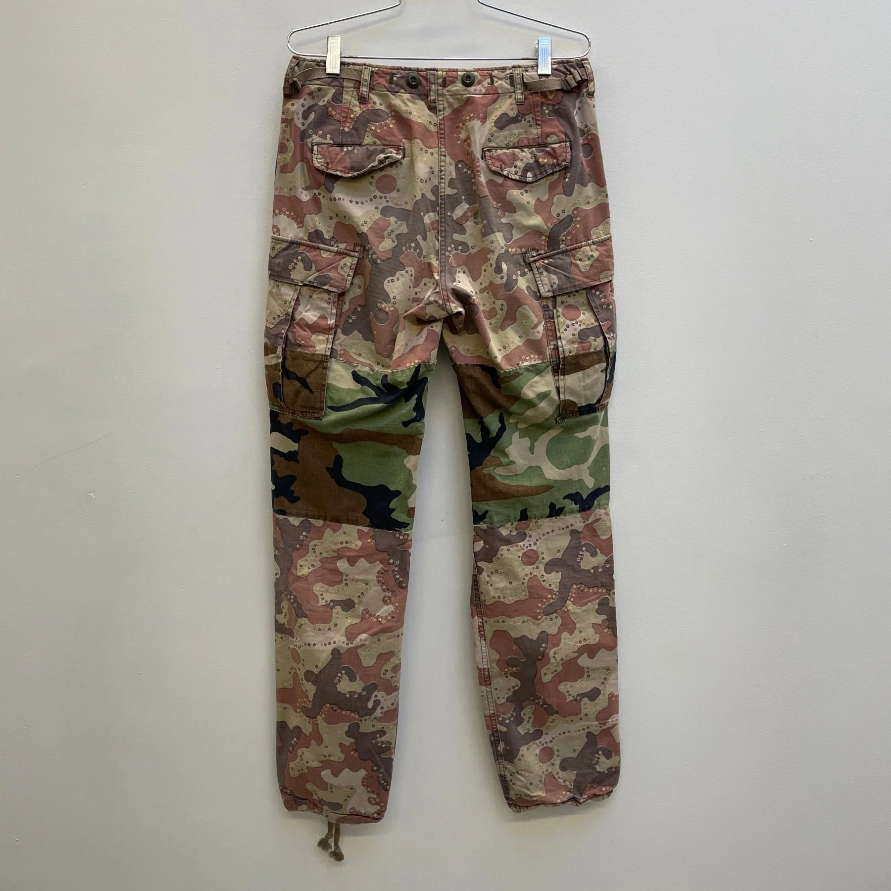Mihara Yasuhiro Floral Camo Reconstructed Cargo Pants - Image 2