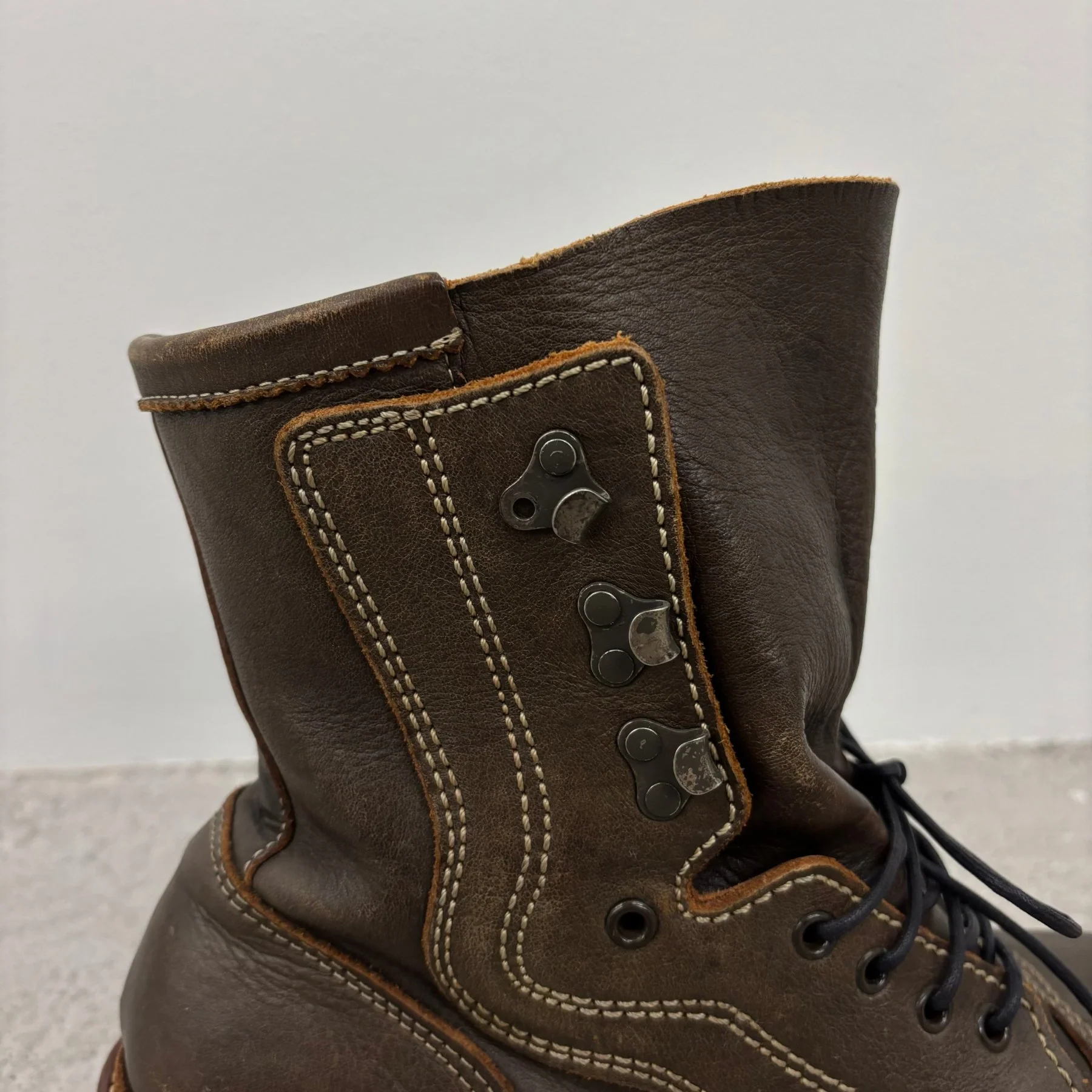 Mihara Yasuhiro Leather Engineer Boots - Image 5