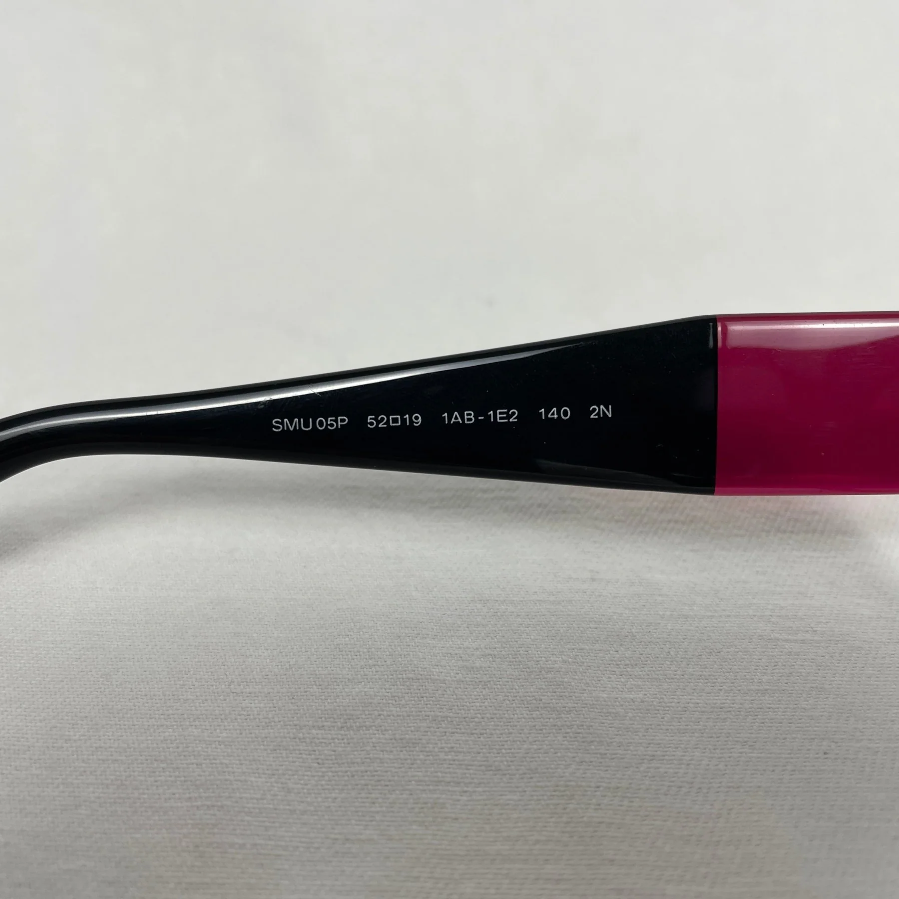 Miu Miu Black & Burgundy Tint Sunglasses - Image 7