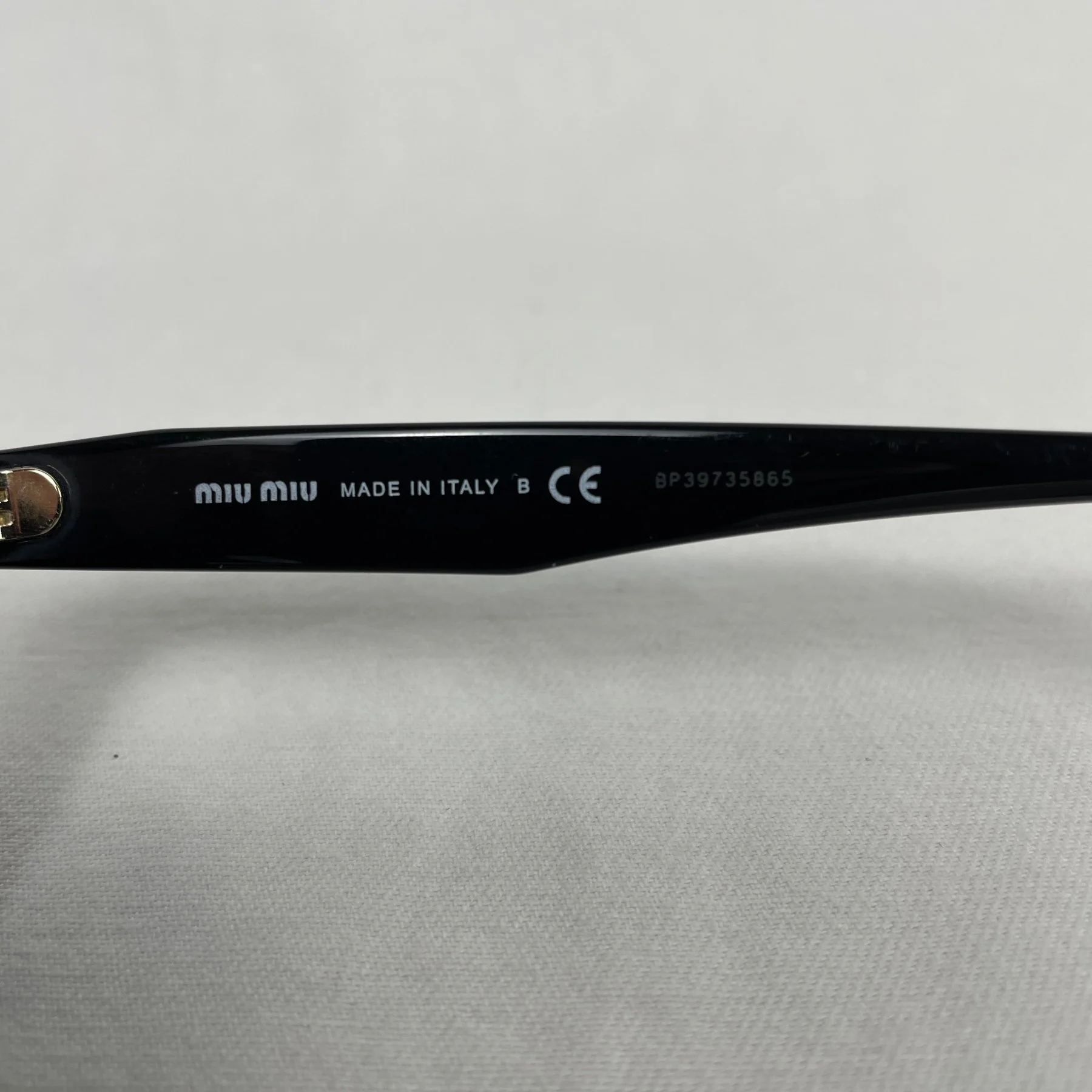 Miu Miu Black Tinted Sunglasses - Image 6