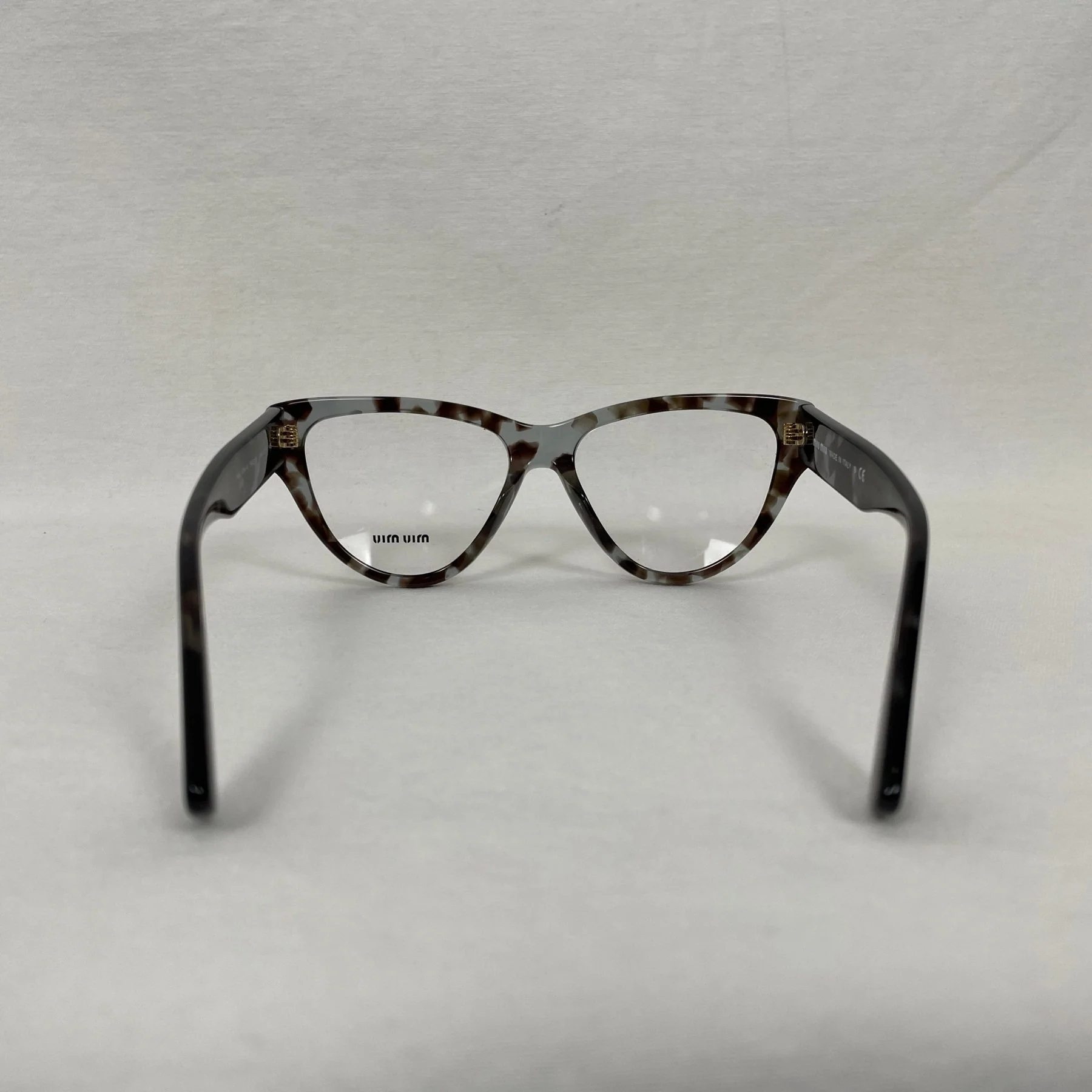 Miu Miu Blue & Black Tortoise Glasses - Image 5