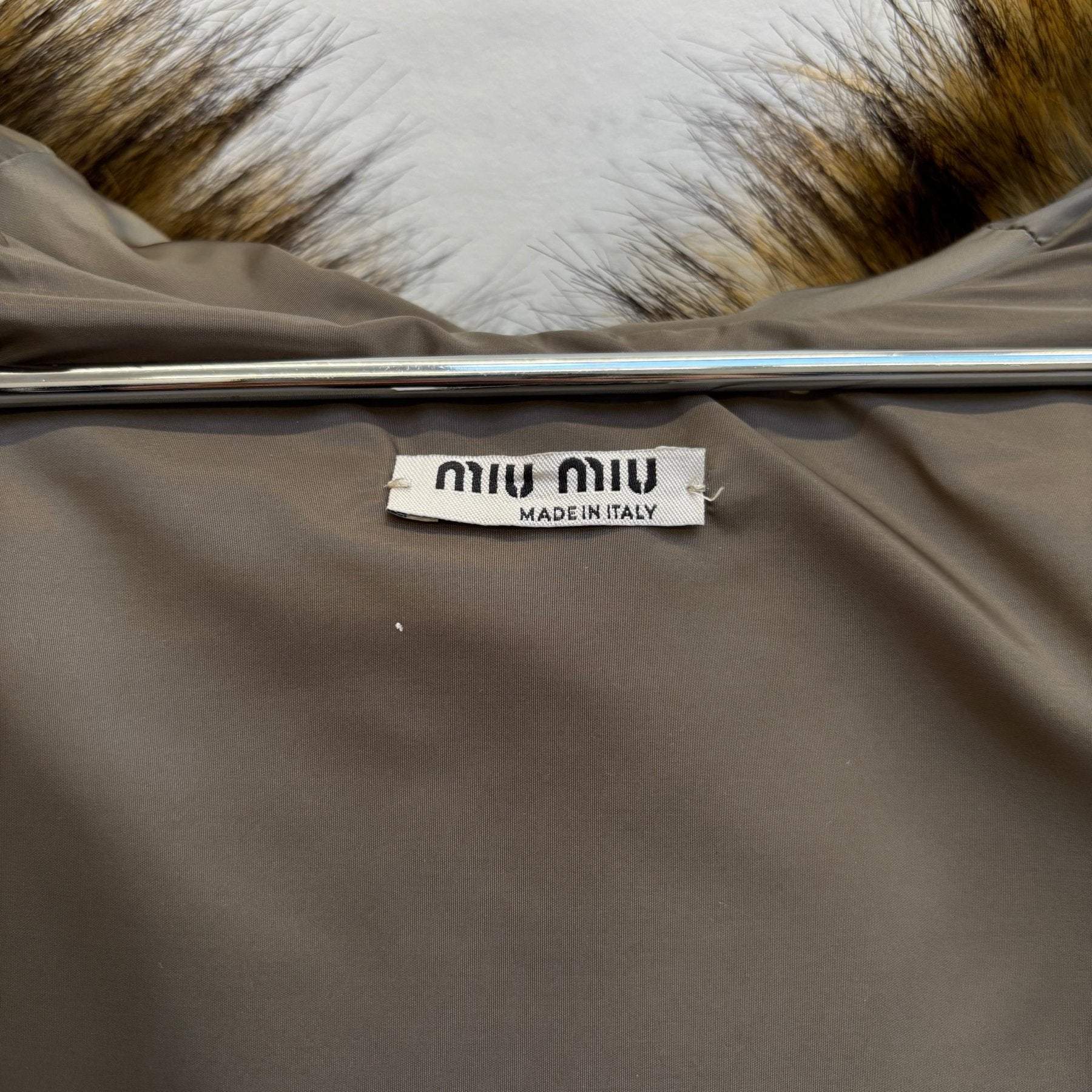 FW21 Miu Miu Fur Hooded Jacket - Image 13