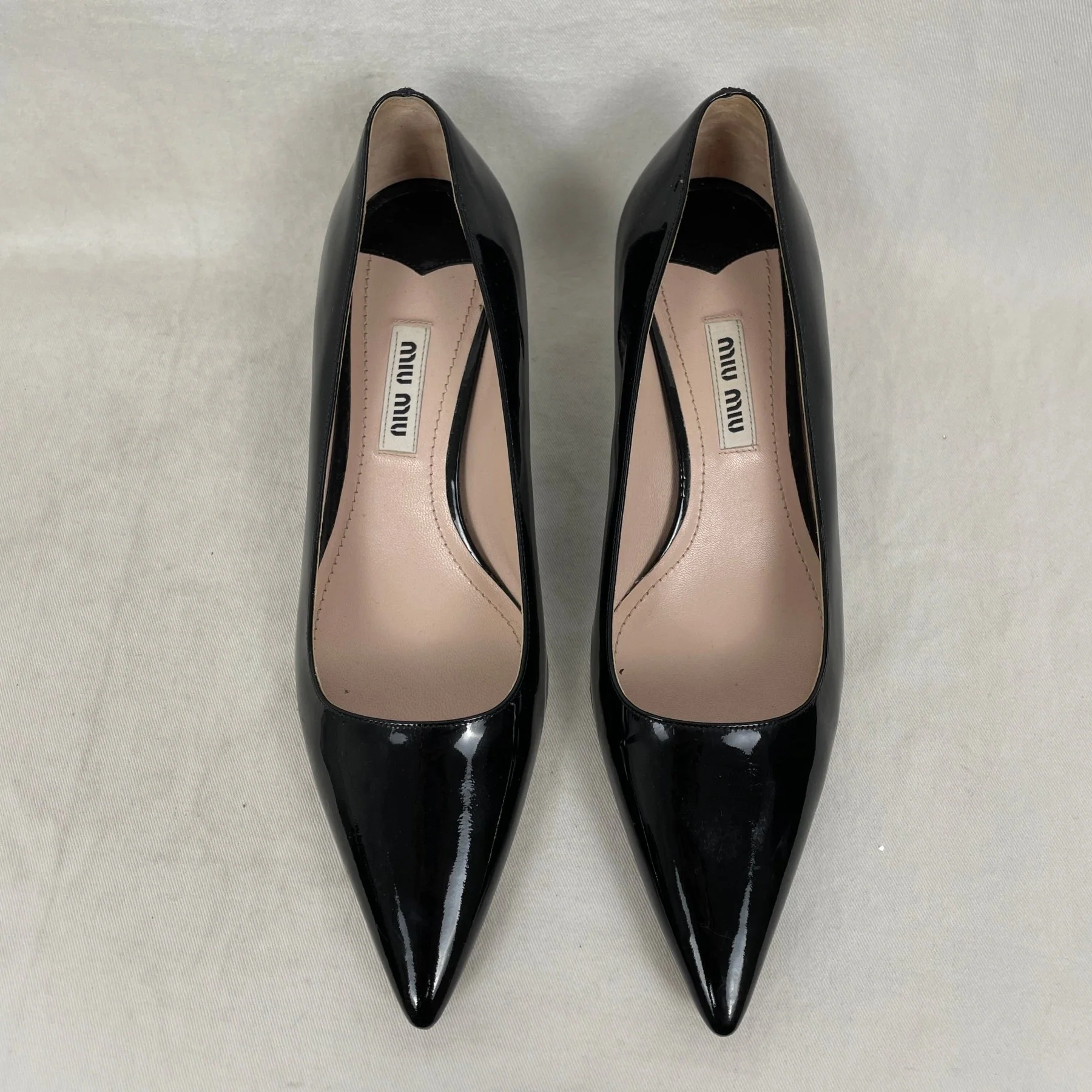 Miu Miu Glitter Bottom Kitten Heel - Image 6