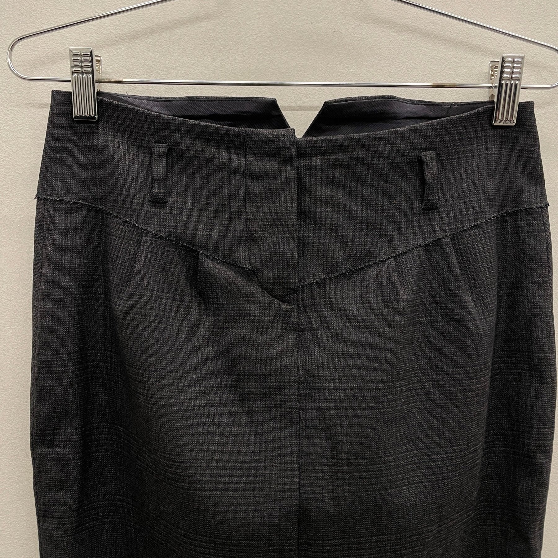 Miu Miu Plaid Mini Pencil Skirt - Image 3