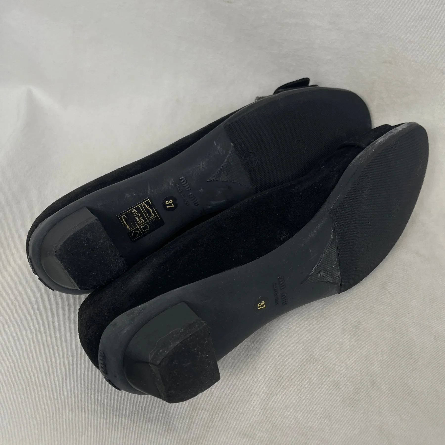 Miu Miu Suade Ballet Flats - Image 6