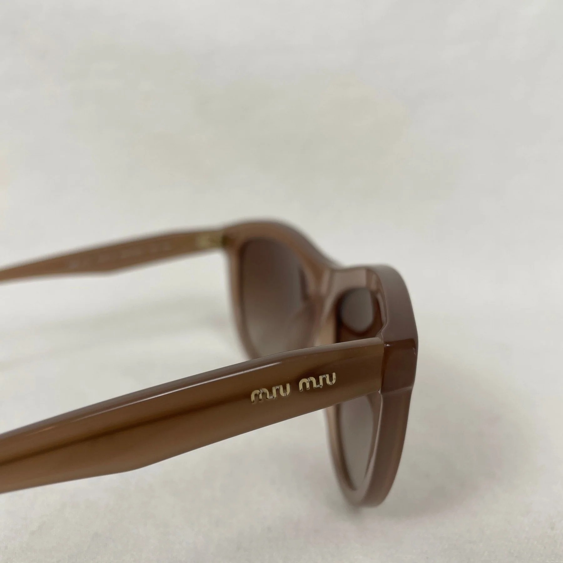 Miu Miu Sunglasses Brown Tint - Image 5