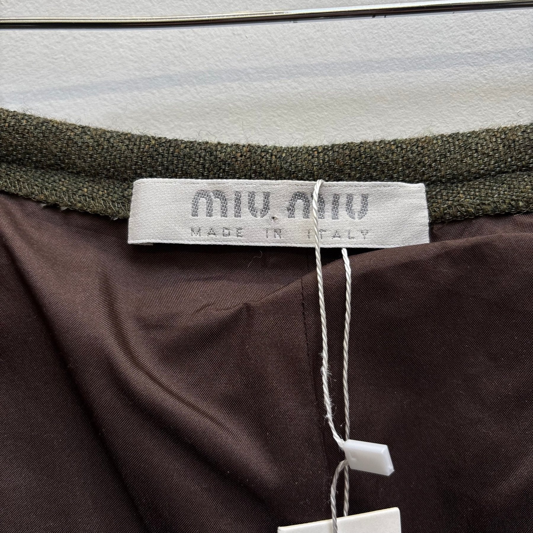 Miu Miu Wool Flare Trousers - Image 13