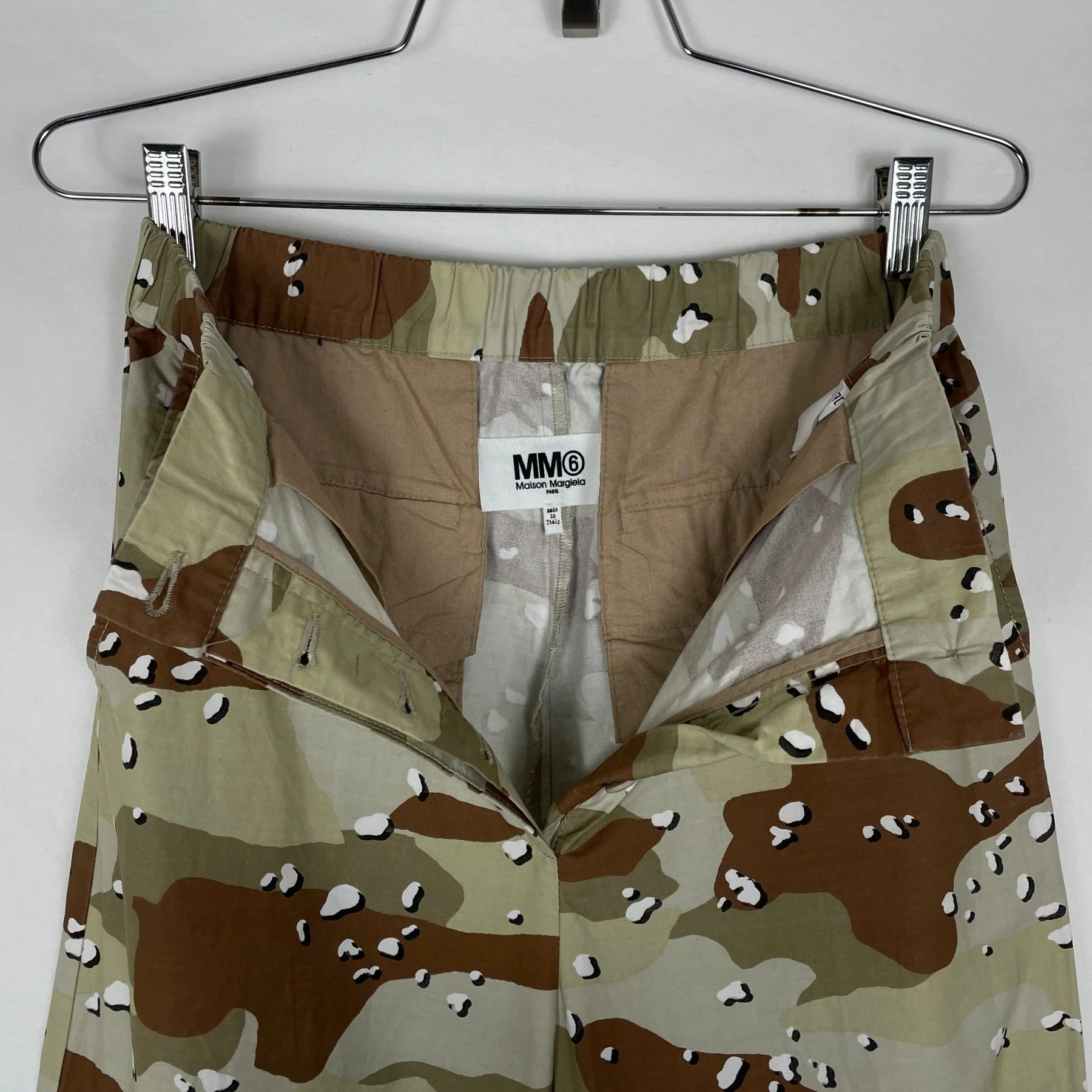 MM6 Camo Cropped Pants - Image 10