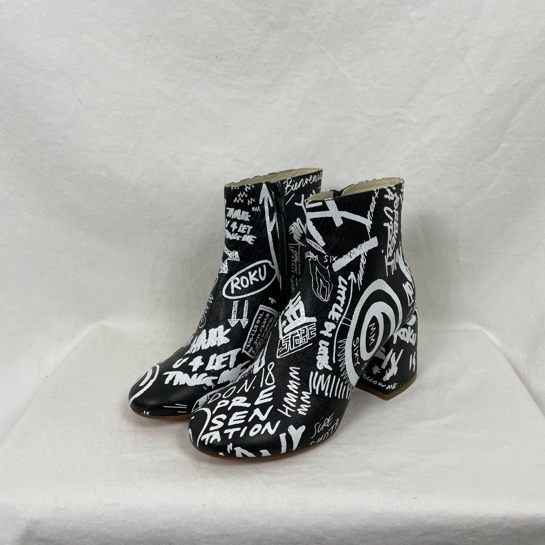MM6 Graffiti Ankle Boot - Image 3