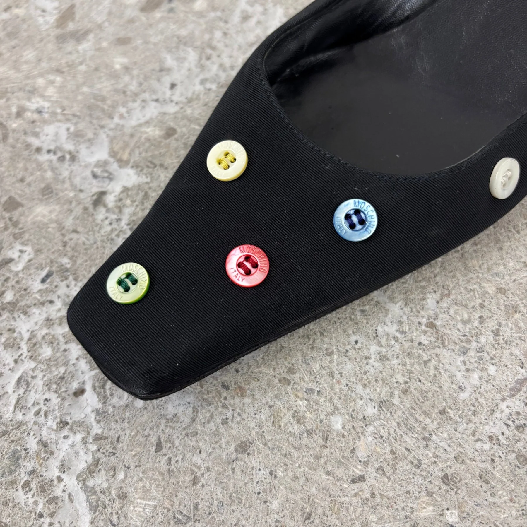Moschino Button Embellished Mules - Image 7