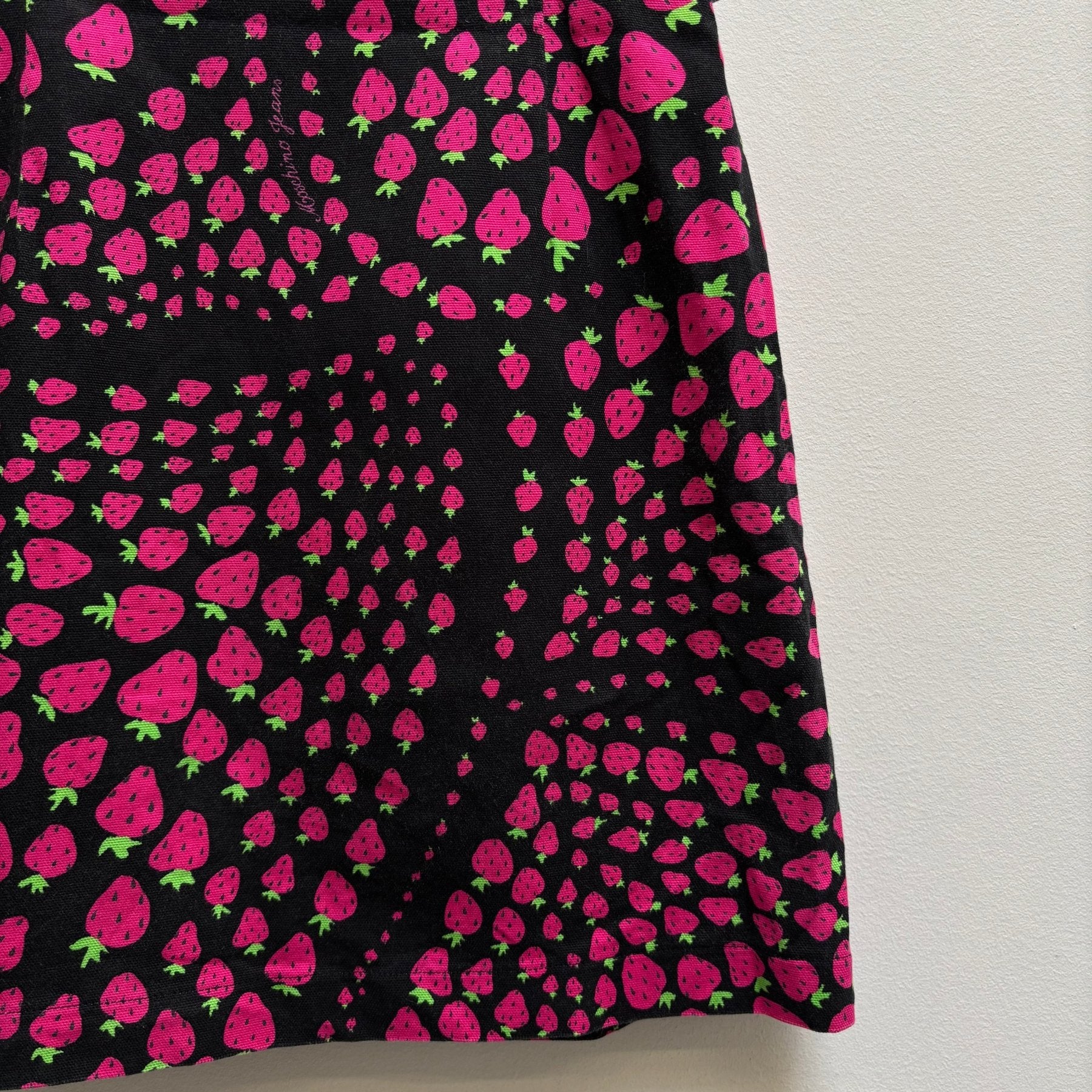 Moschino Strawberry Print Tank Summer Dress - Image 11