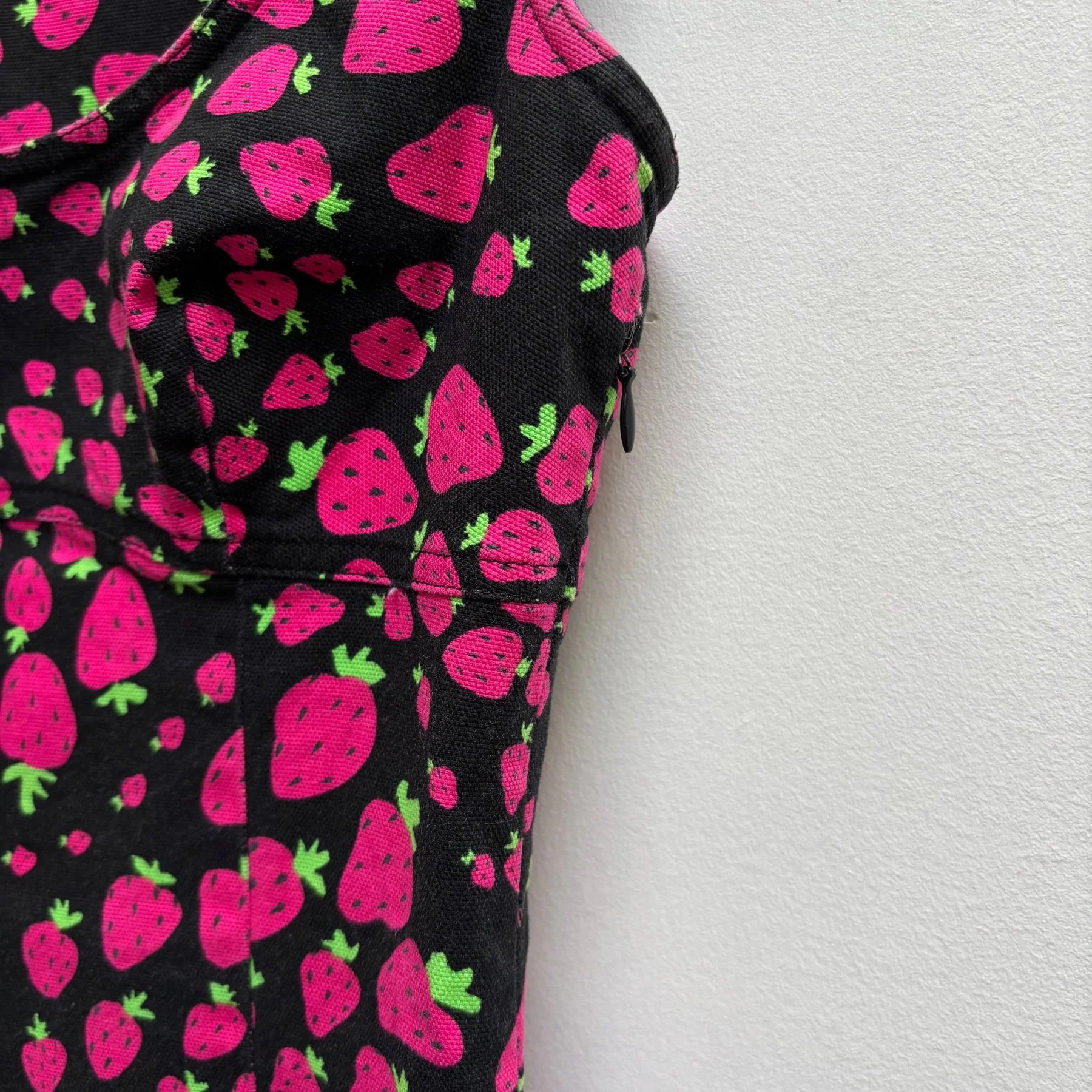 Moschino Strawberry Print Tank Summer Dress - Image 8