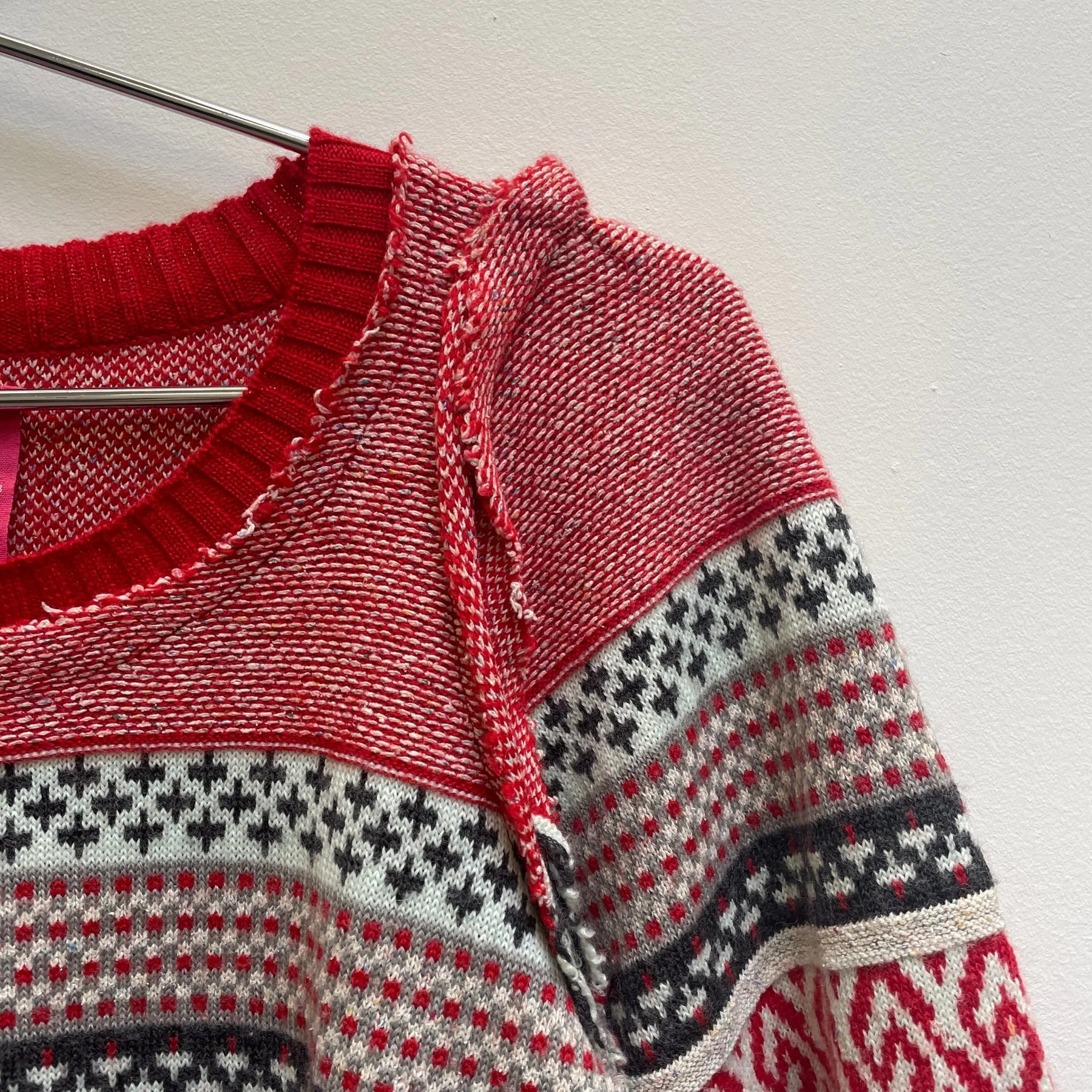 Nozomi Ishiguro Knit Cropped Sweater - Image 4