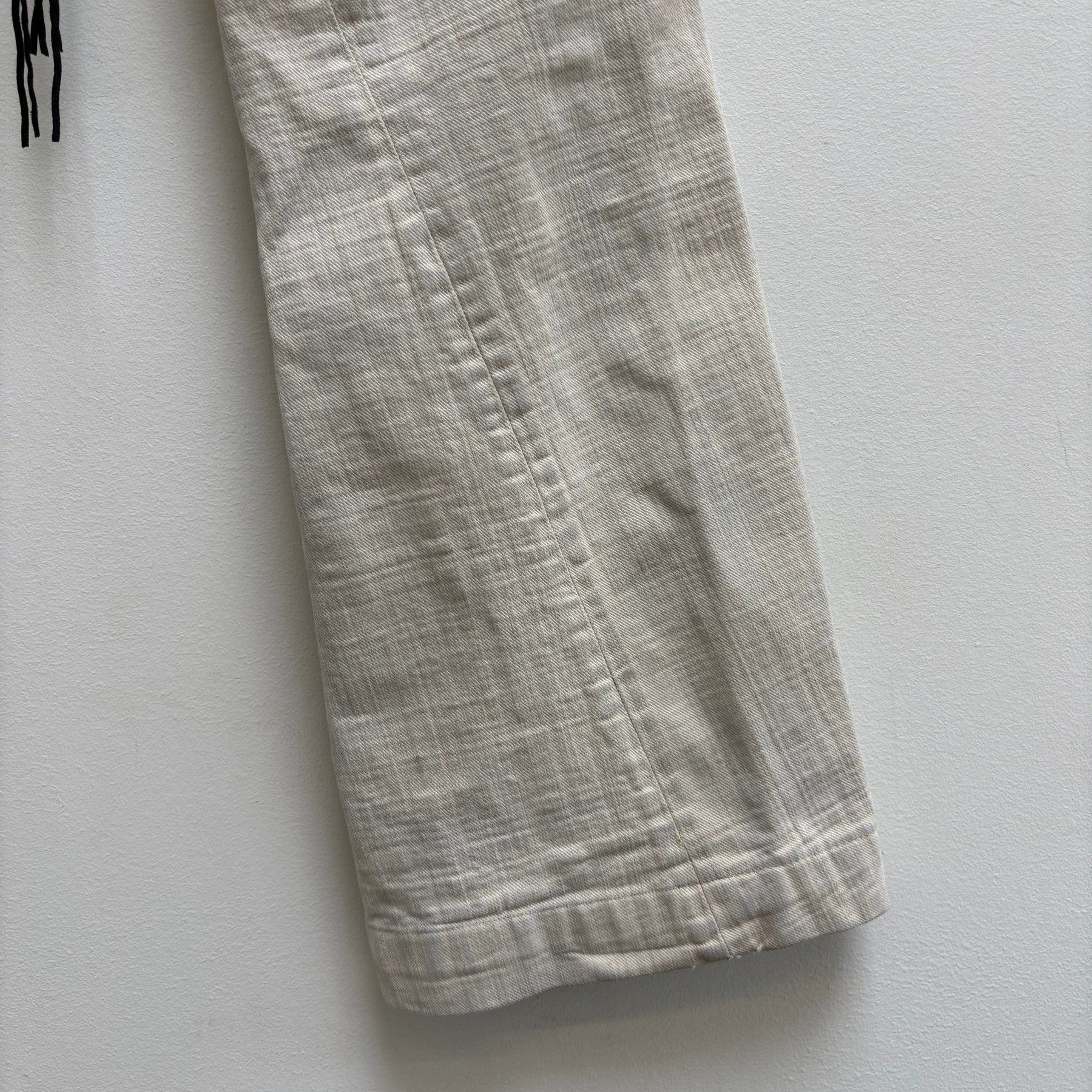 Obelisk Lace Up Flared Jeans - Image 11
