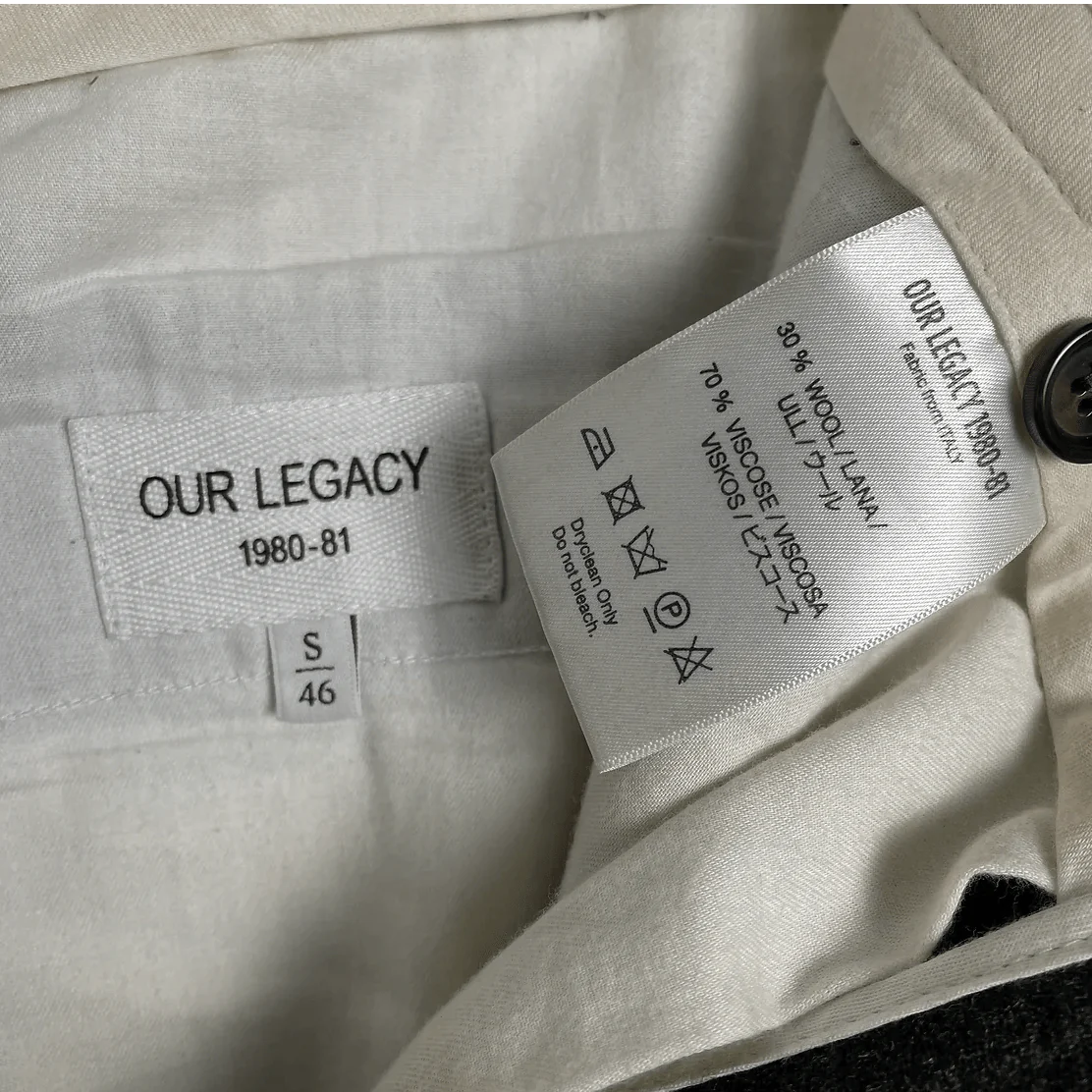 Our Legacy Wool Suit Set - Image 9