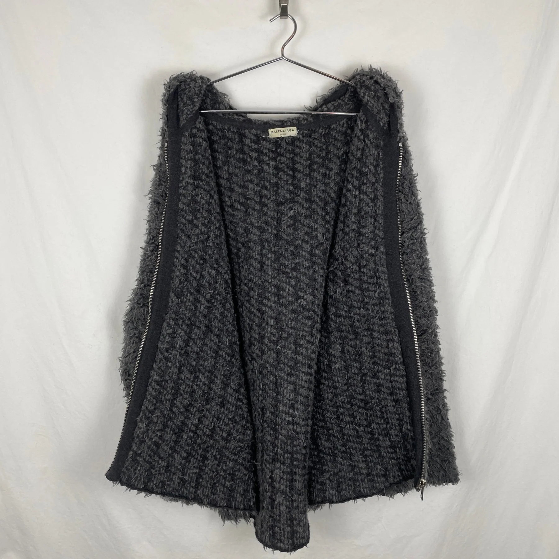 Fall/16 Balenciaga Oversized Faux Fur Hoodie - Image 9