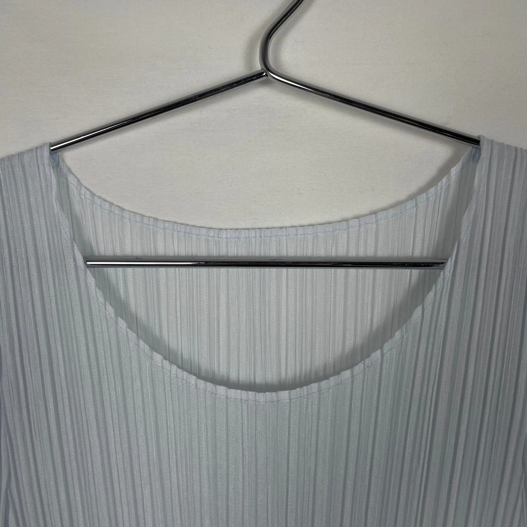 Pleats Please Baby Blue Vest Top - Image 5
