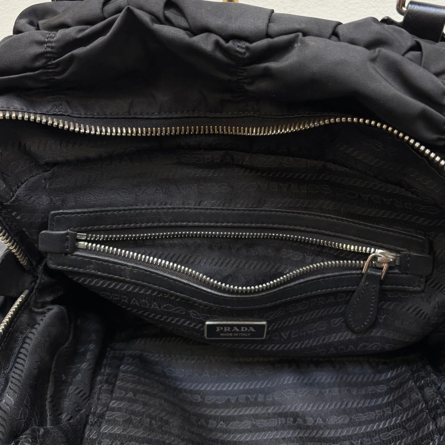 FW06 Prada Nylon Gaufre Mini Shoulder Bag - Image 8