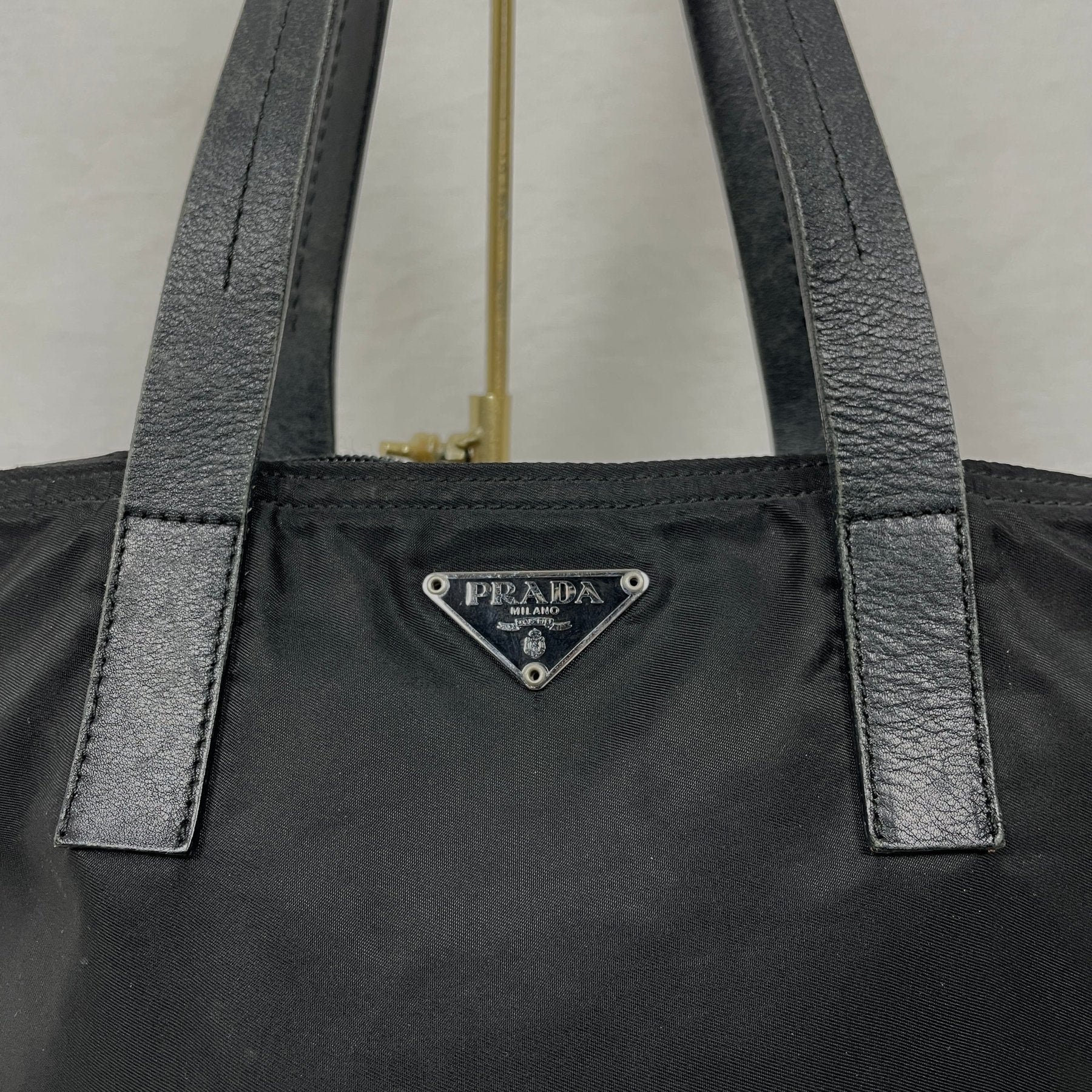 Prada Nylon Tote Handbag - Image 4