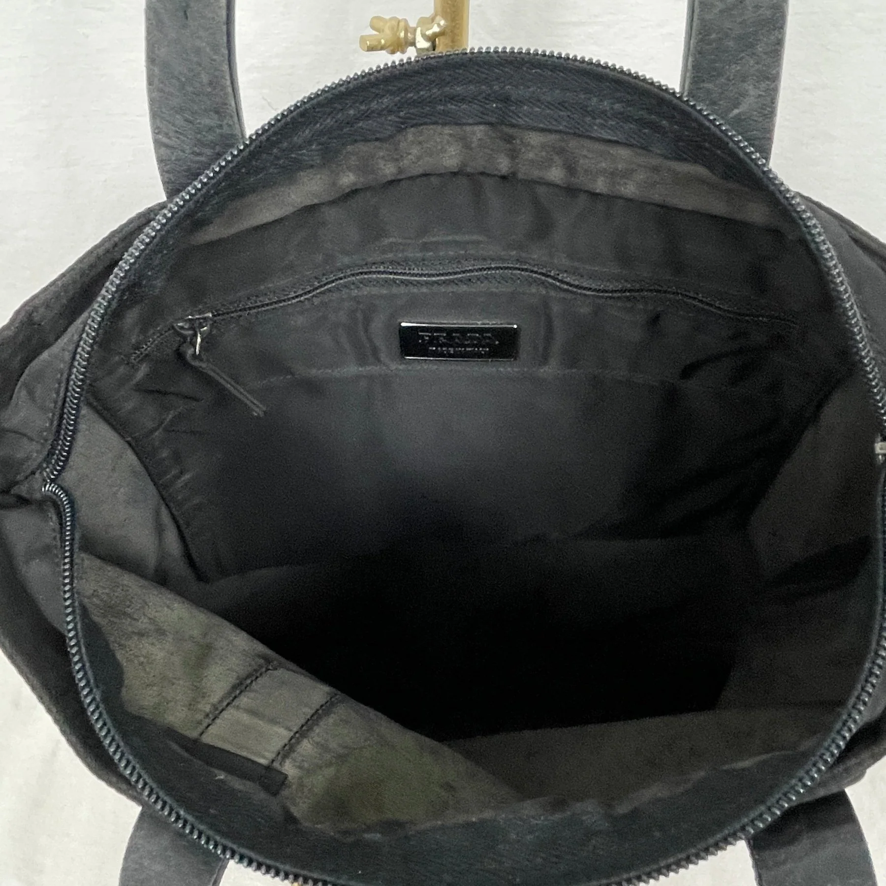 Prada Nylon Tote Handbag - Image 5