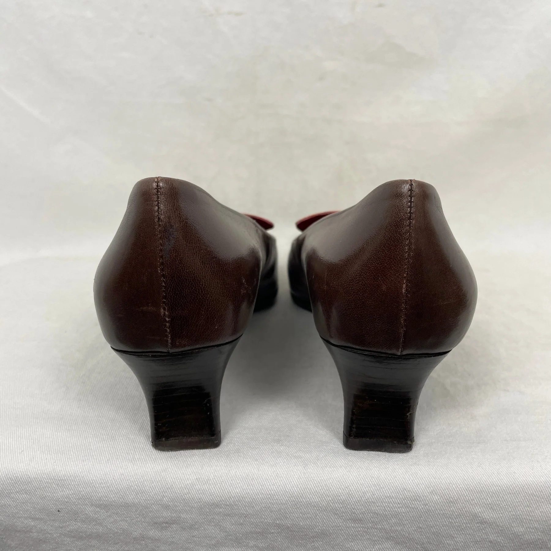 Prada Square Toe Kitten Heels - Image 4
