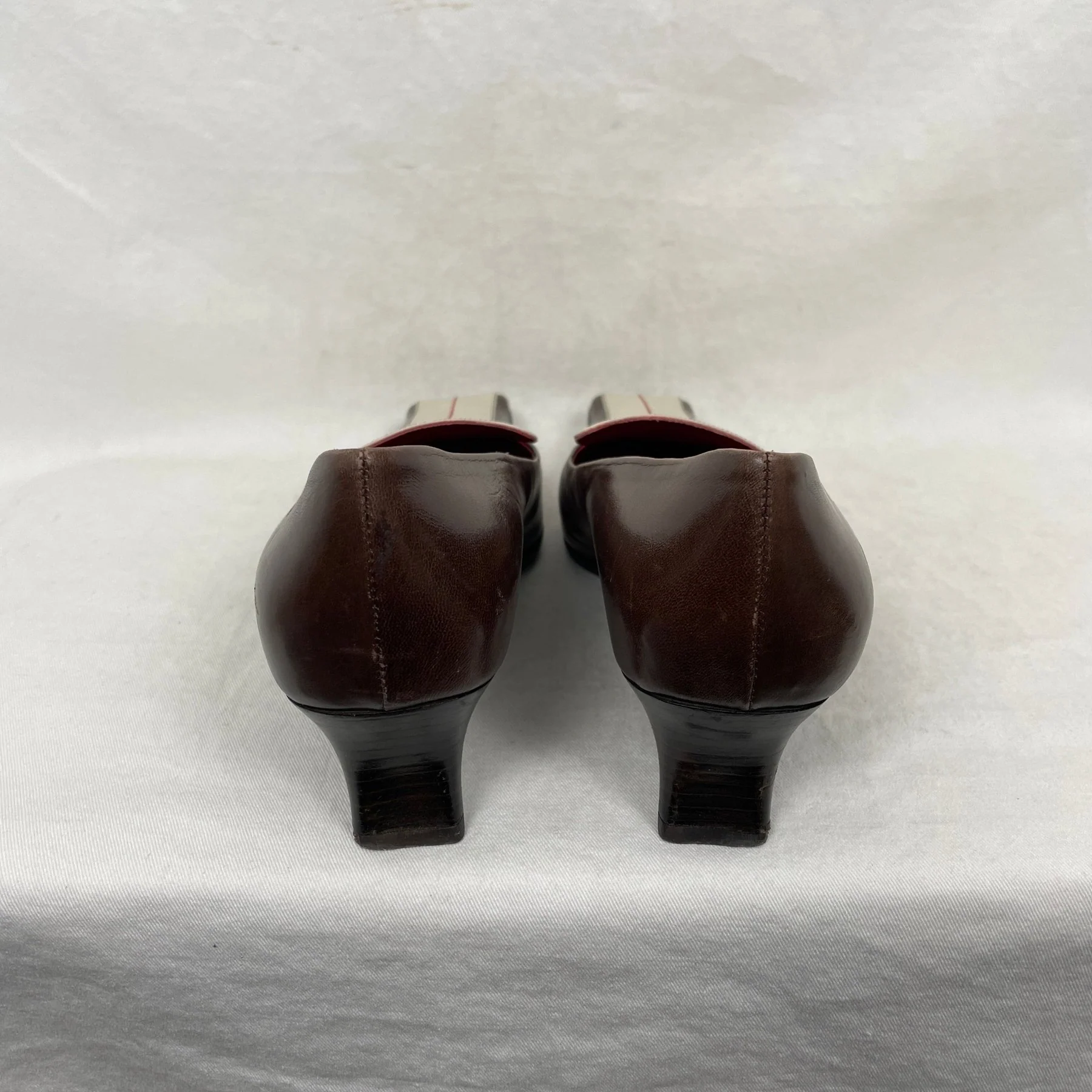 Prada Square Toe Kitten Heels - Image 5