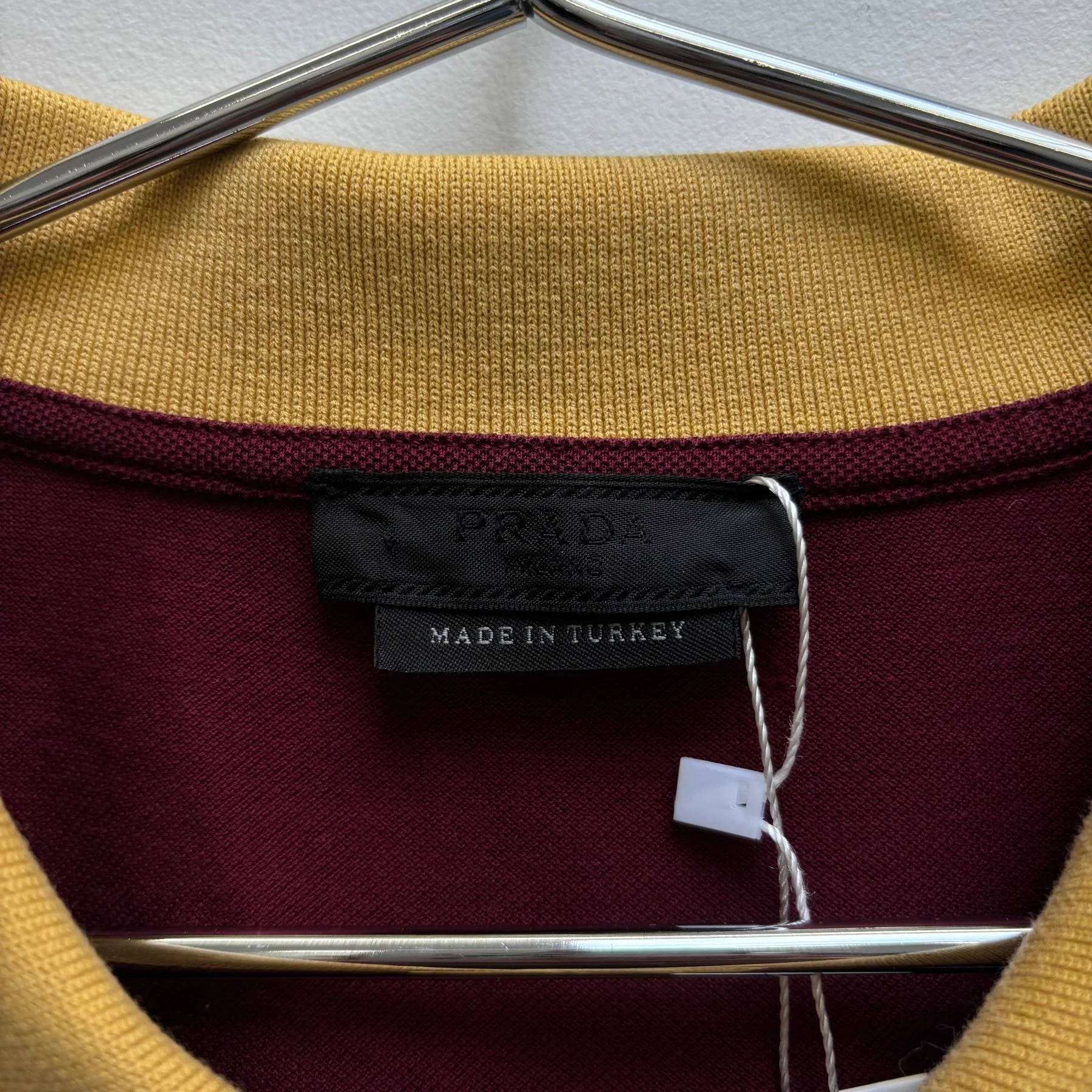 Prada Two Toned Polo Shirt - Image 10