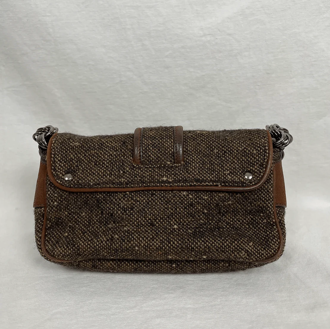 Prada Wool Mini Shoulder Bag - Image 5